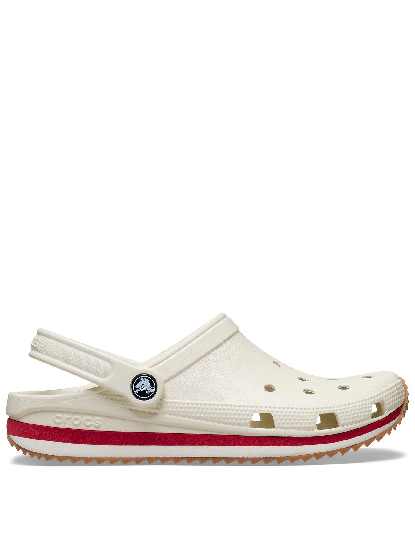 Image 1 of 6 of Crocs Classic Retro Runner Clog Sandal - Summit White