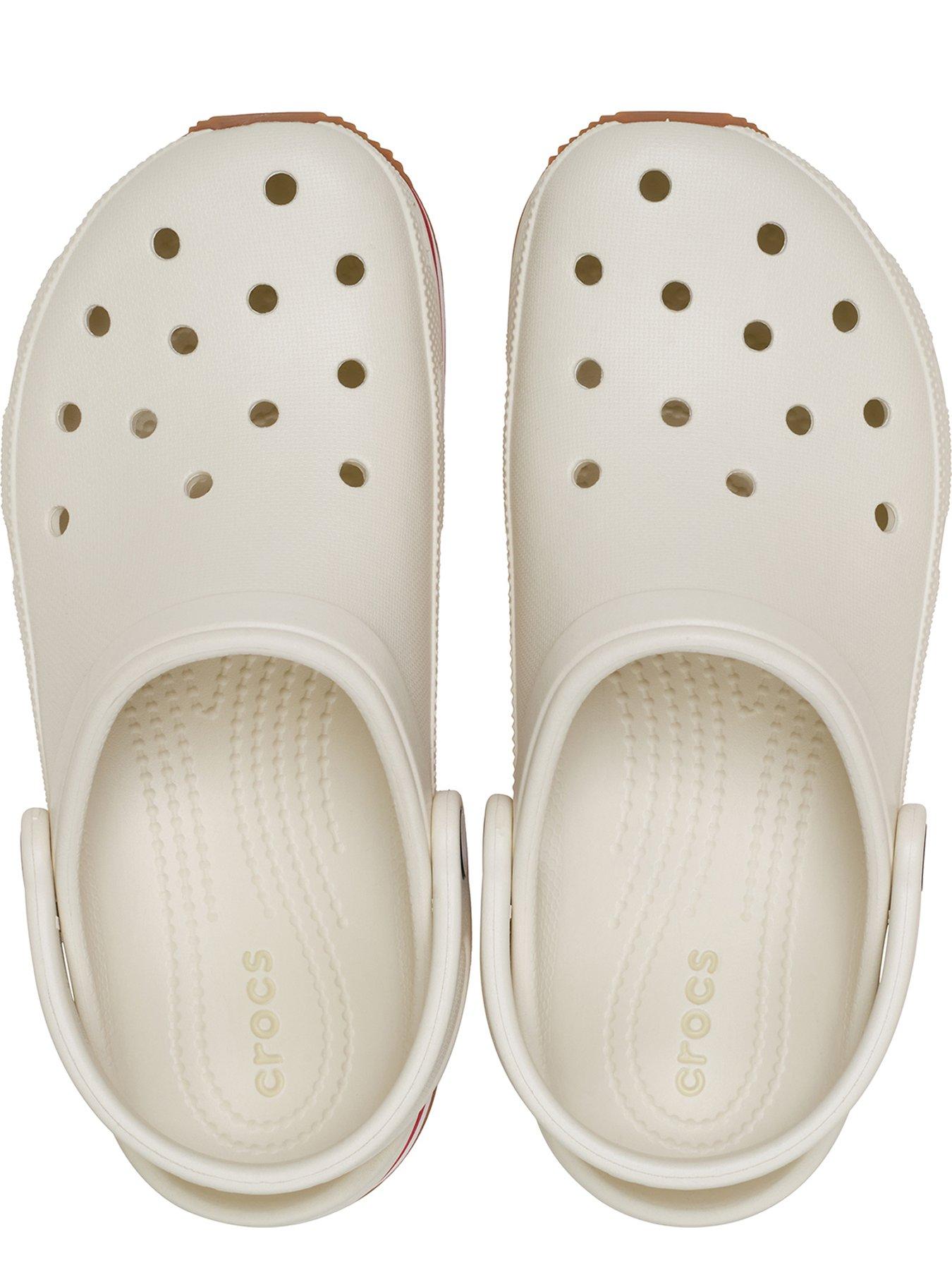 Image 4 of 6 of Crocs Classic Retro Runner Clog Sandal - Summit White