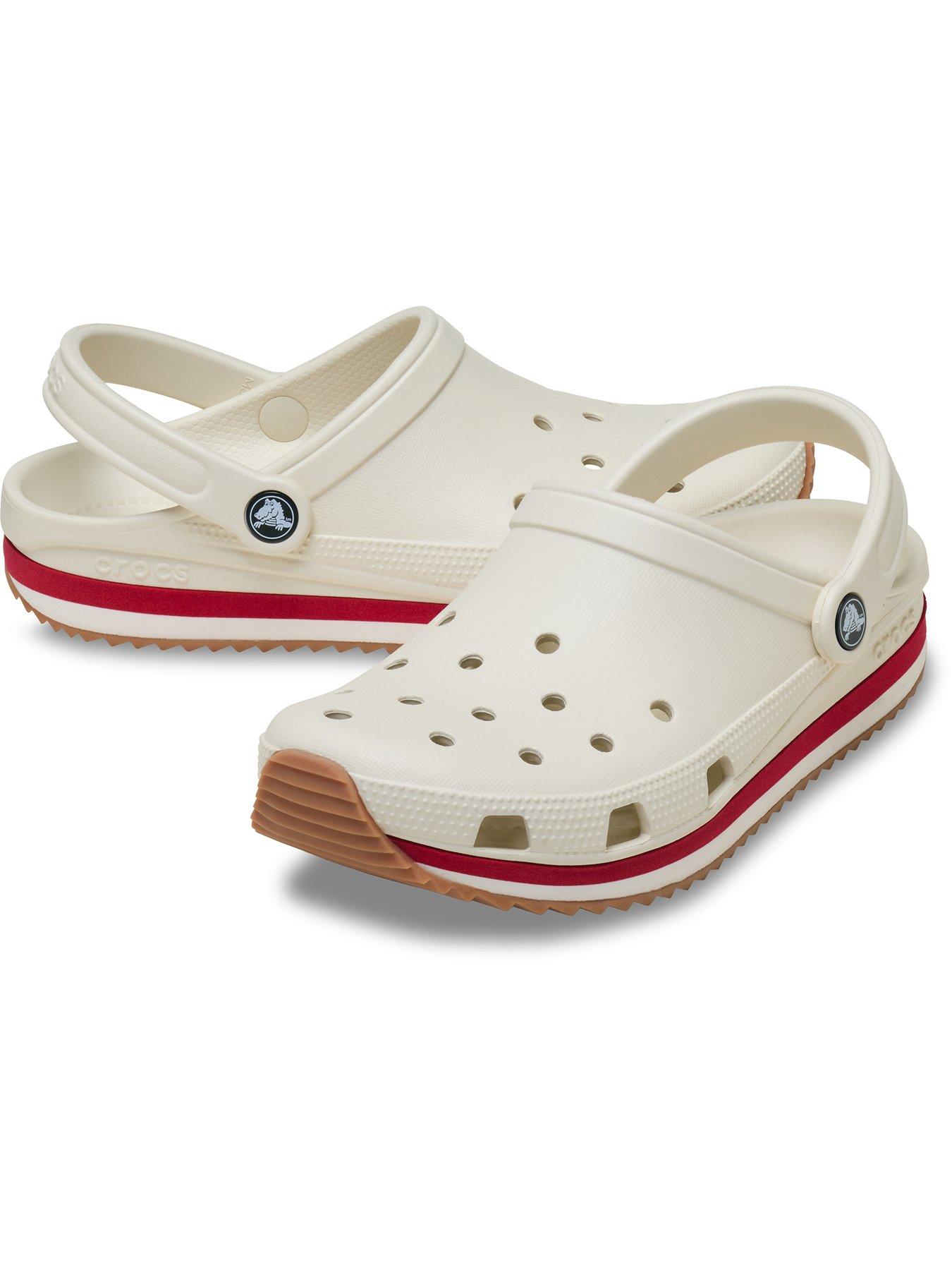Image 6 of 6 of Crocs Classic Retro Runner Clog Sandal - Summit White