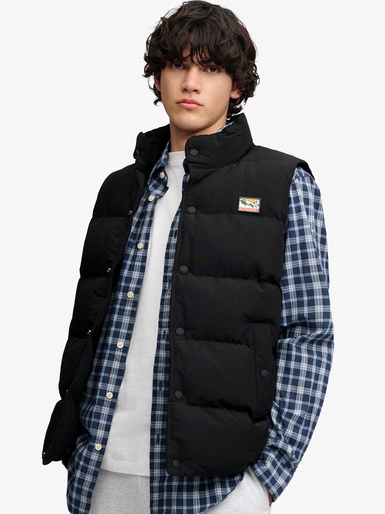 Superdry Men's Noir Sleeveless Down Jacket Everest - Image 4
