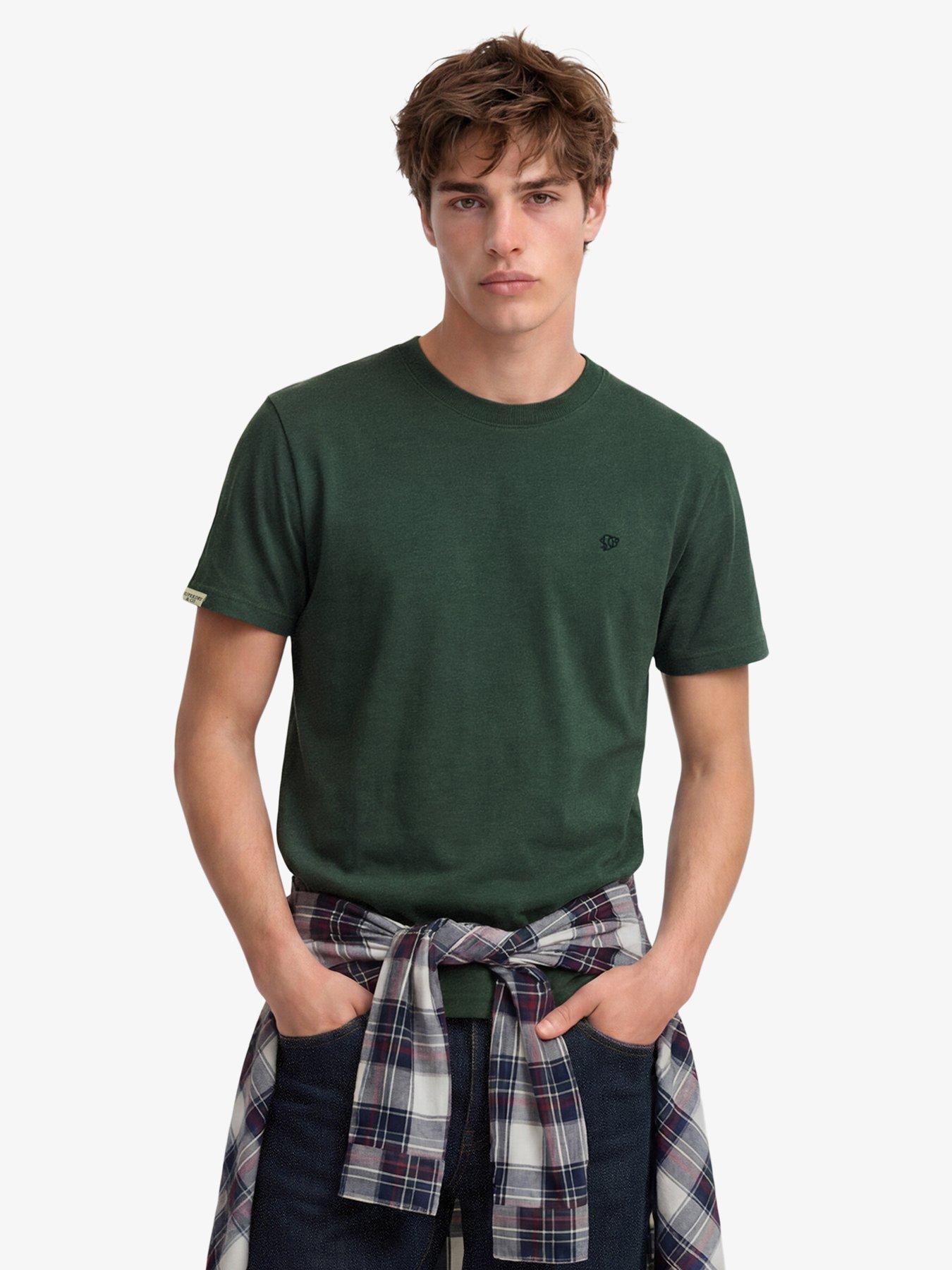Superdry Vert T-Shirt With Logo Essential Sdco - Image 4