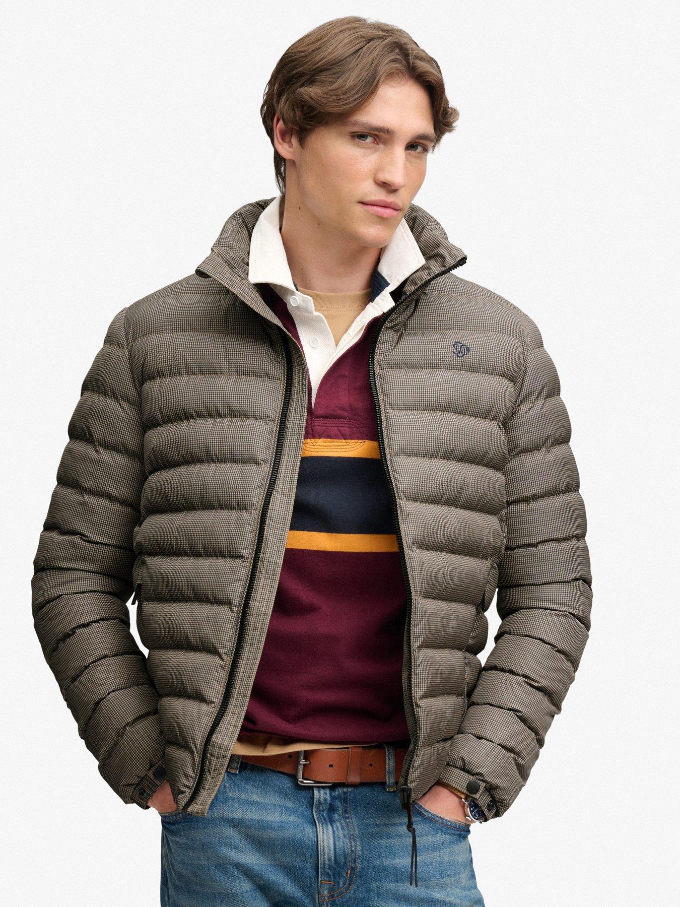 Image 1 of 7 of Superdry Fuji Estate Padded Jacket - Brown