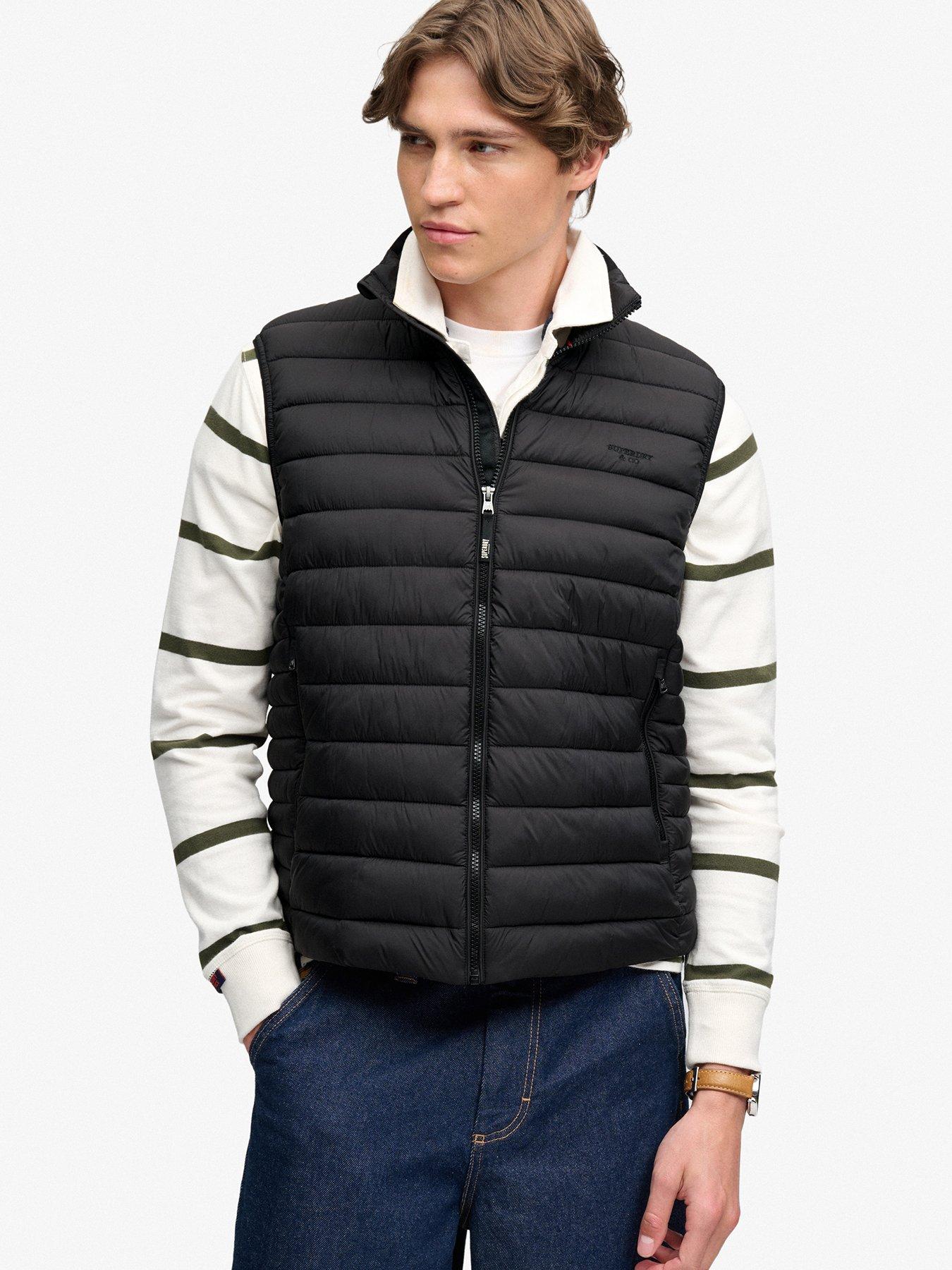 Image 4 of 5 of Superdry Fuji Lite Padded Gilet - Black