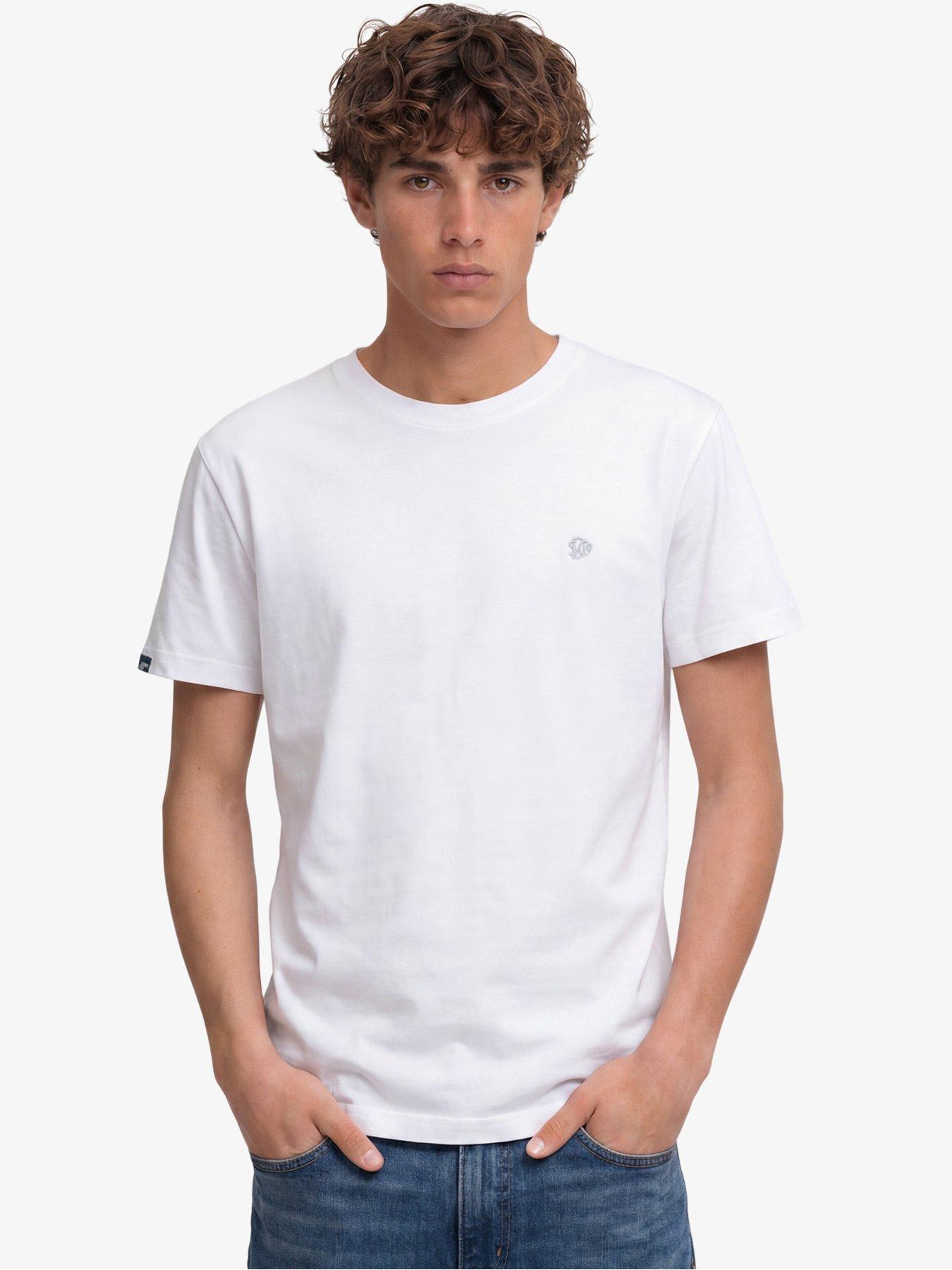 Superdry Bleu T-Shirt With Logo Essential Sdco - Image 2