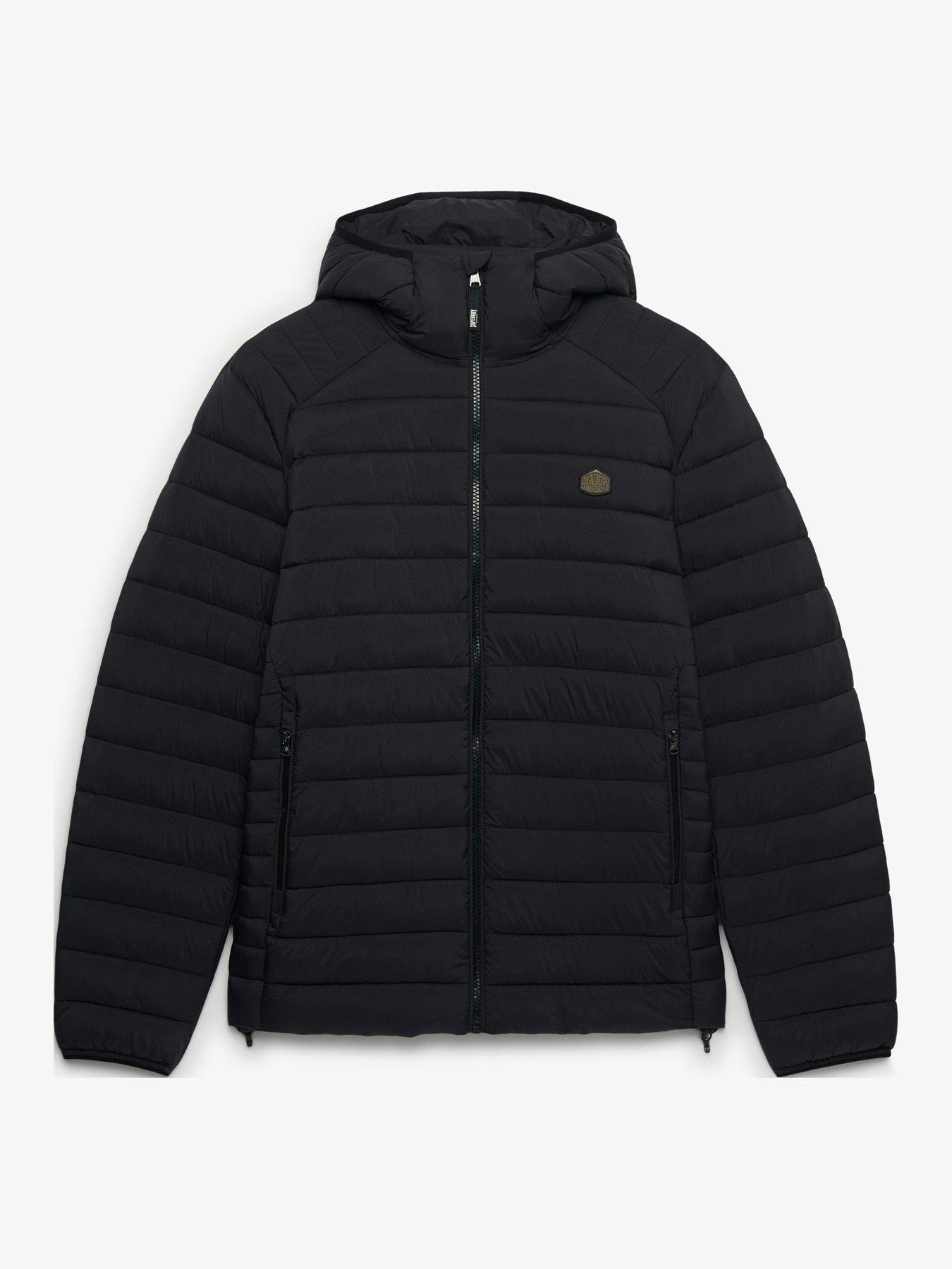Image 7 of 7 of Superdry Superdry Hooded Fuji Lite Jacket - Black