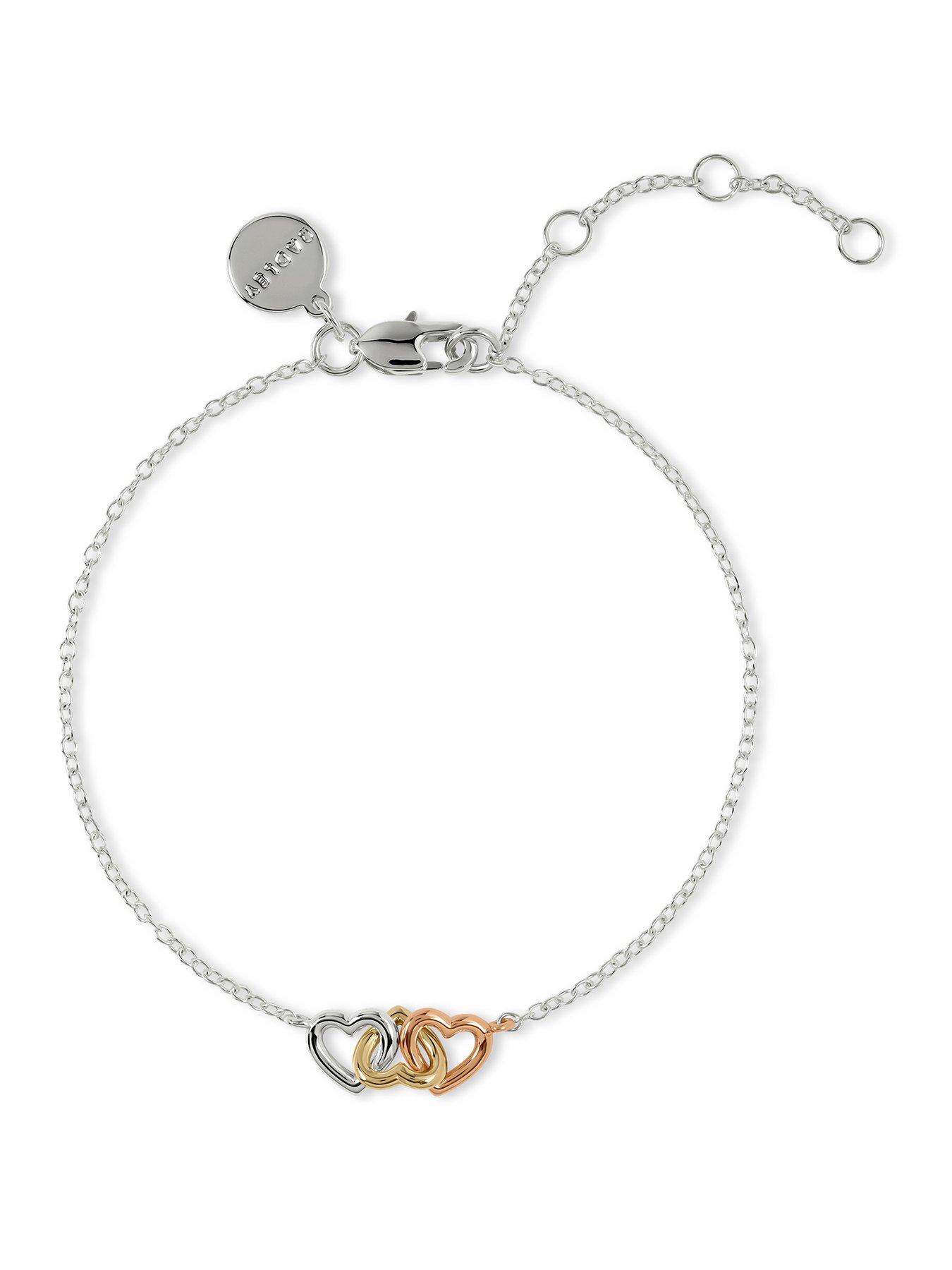 Radley Triple plated heart charm bracelet