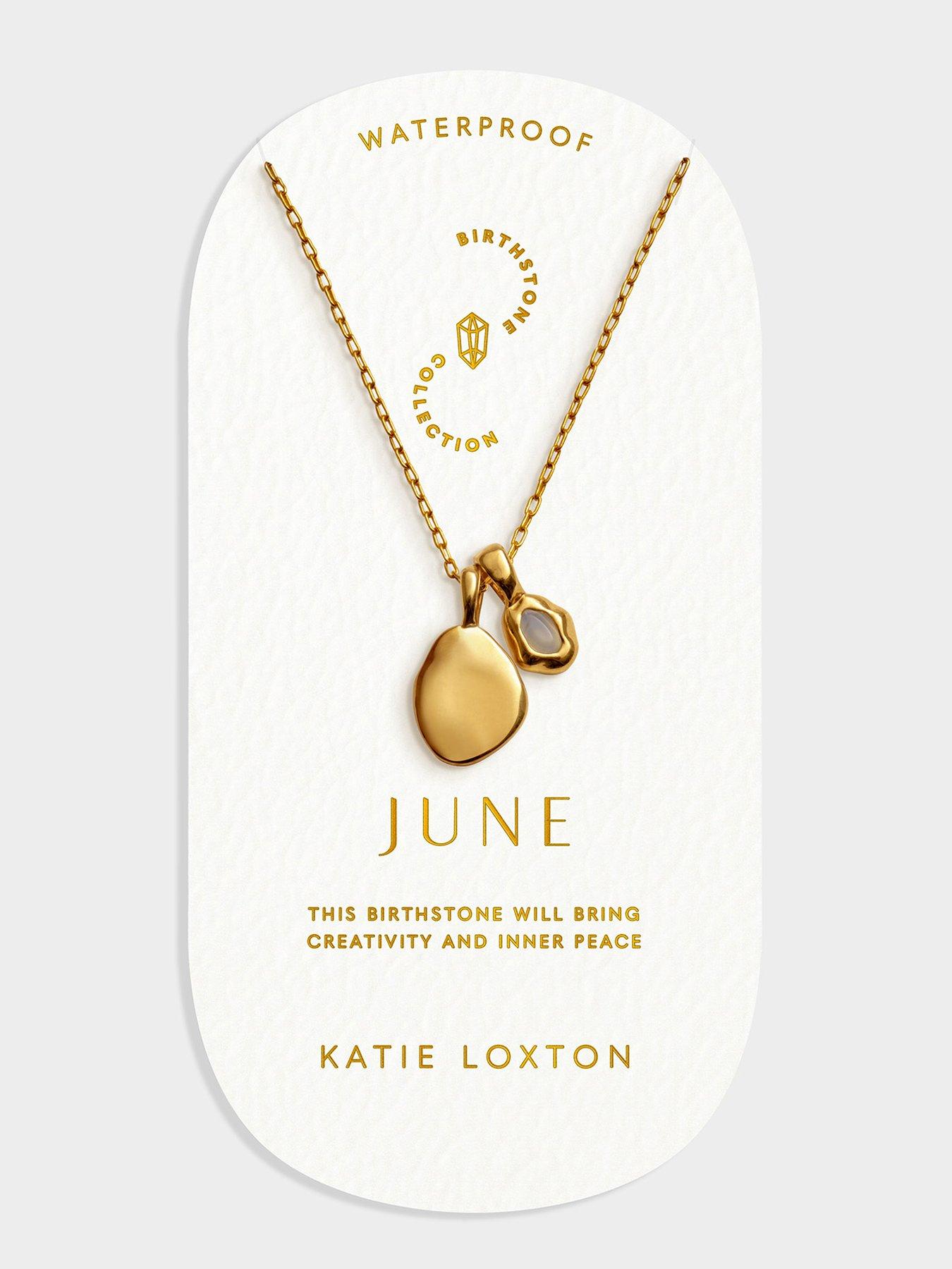 Katie Loxton Birthstone Necklace (Jan To Dec)