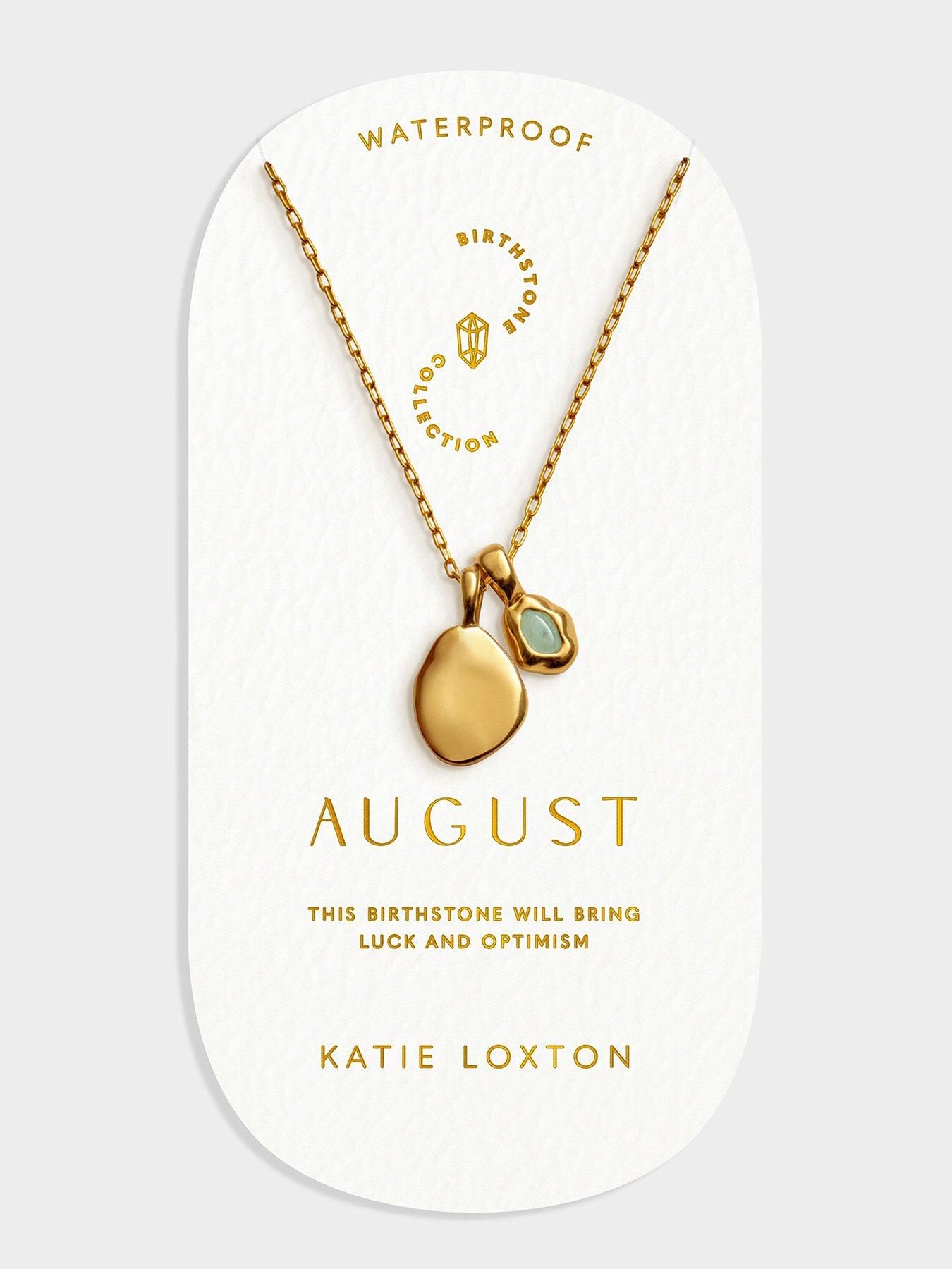 Katie Loxton Birthstone Necklace (Jan To Dec) - May