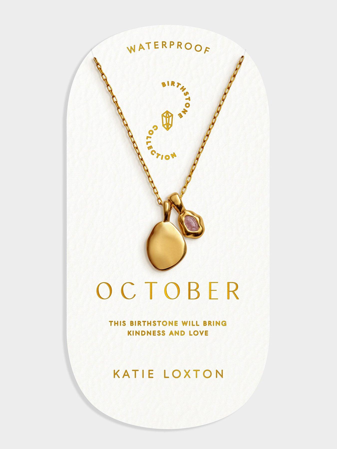 Katie Loxton Birthstone Necklace (Jan To Dec) - May