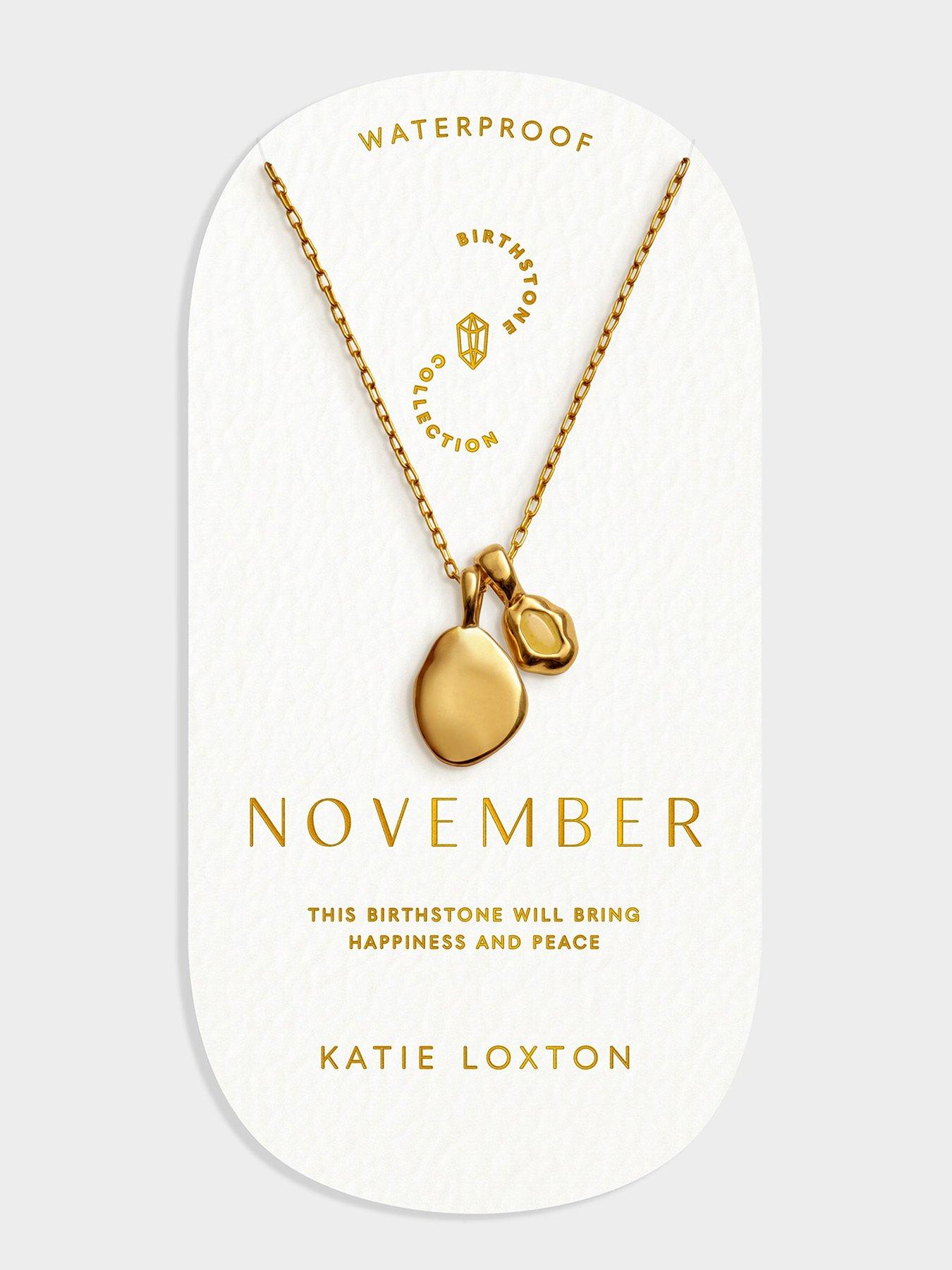 Katie Loxton Birthstone Necklace (Jan To Dec)