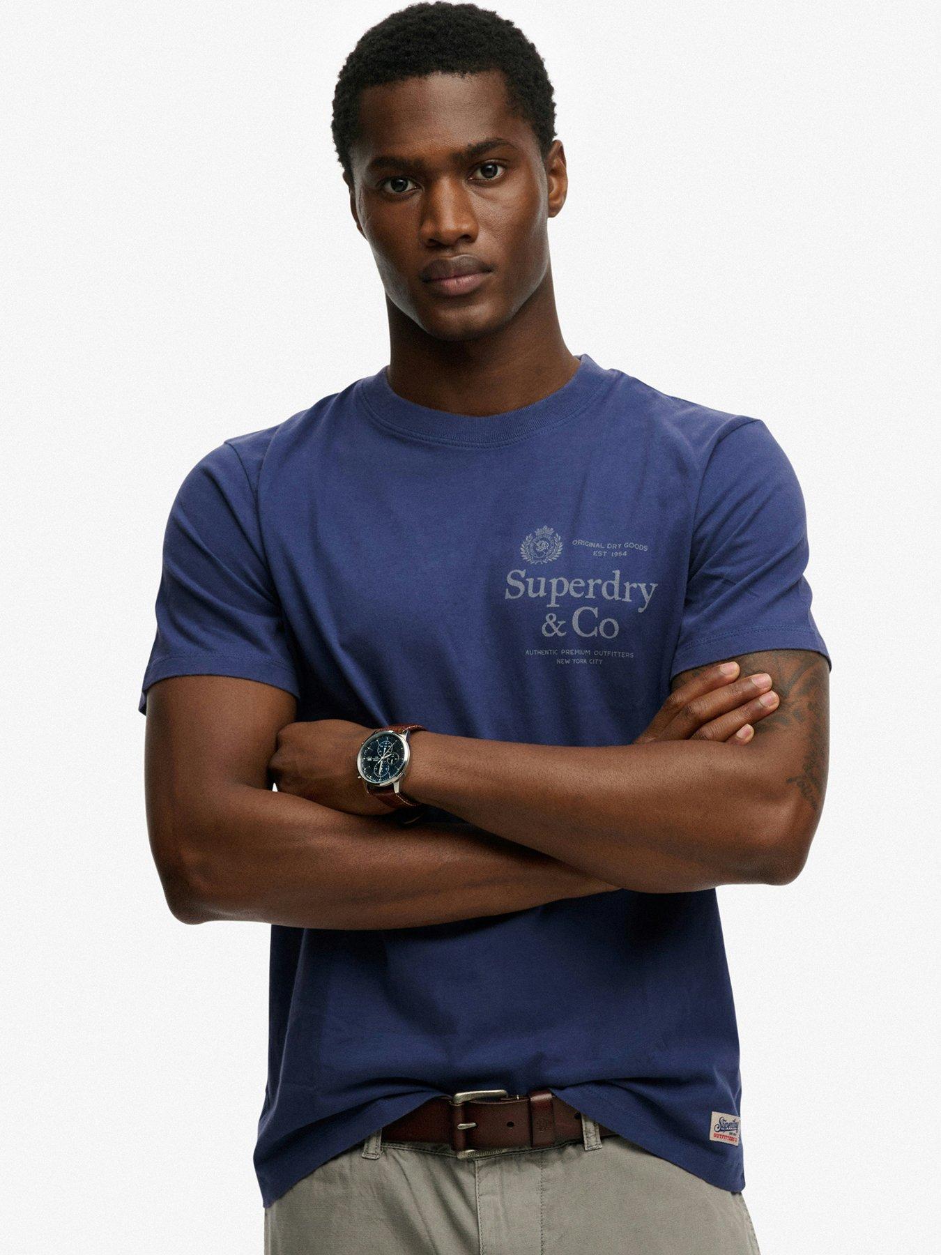 Image 1 of 6 of Superdry 1954 Company Relaxed T-Shirt - Blue