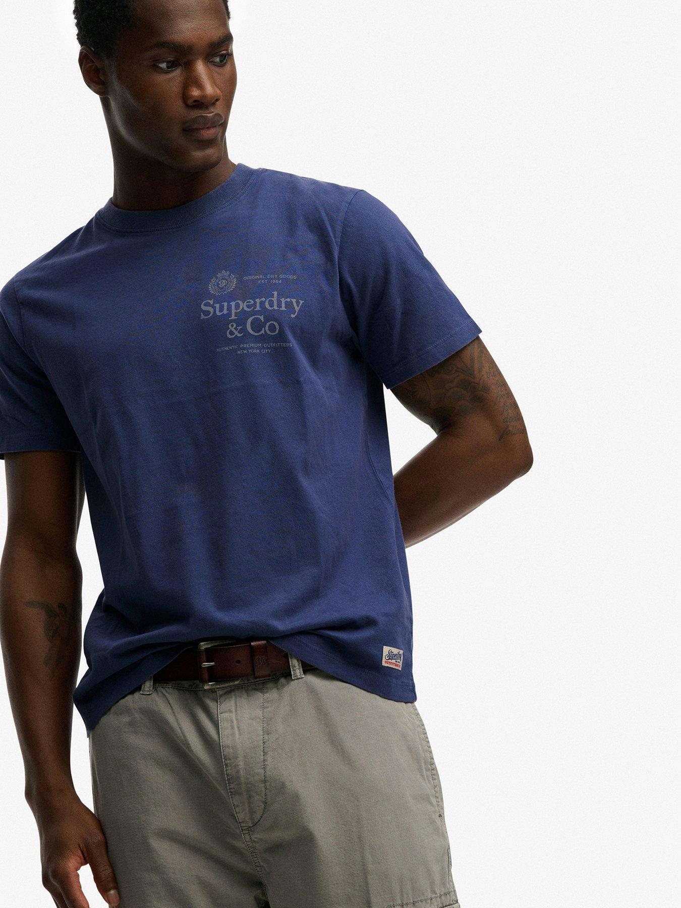 Image 4 of 6 of Superdry 1954 Company Relaxed T-Shirt - Blue