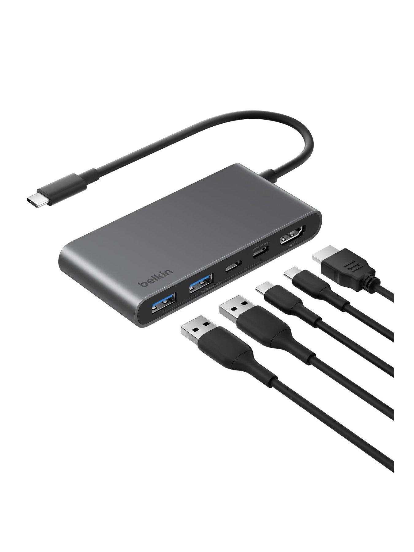 Image 1 of 6 of Belkin Belkin 5 Port USB C Hub, HDMI, USB A &amp; Dual USB C Ports