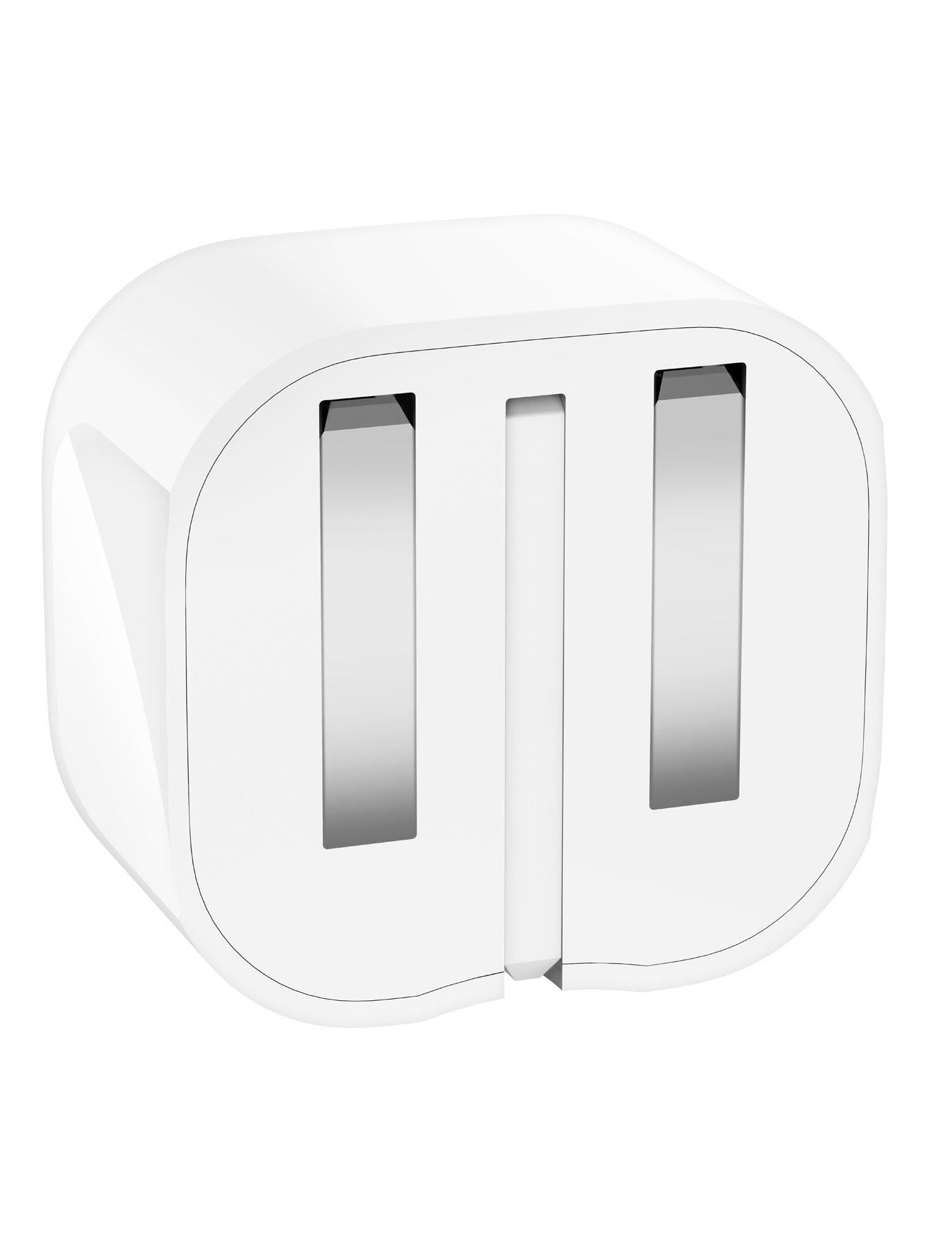 Image 2 of 5 of Belkin Belkin 30W USB-C Mains Charger, Folding Pins + Lightning Cable, White