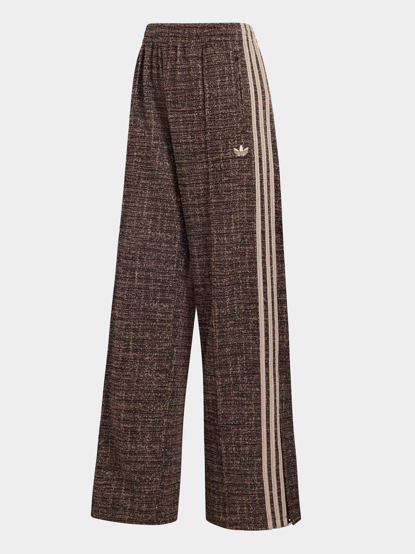 Image 7 of 7 of adidas Originals Womens Boucle Vintage Track Pants - Brown
