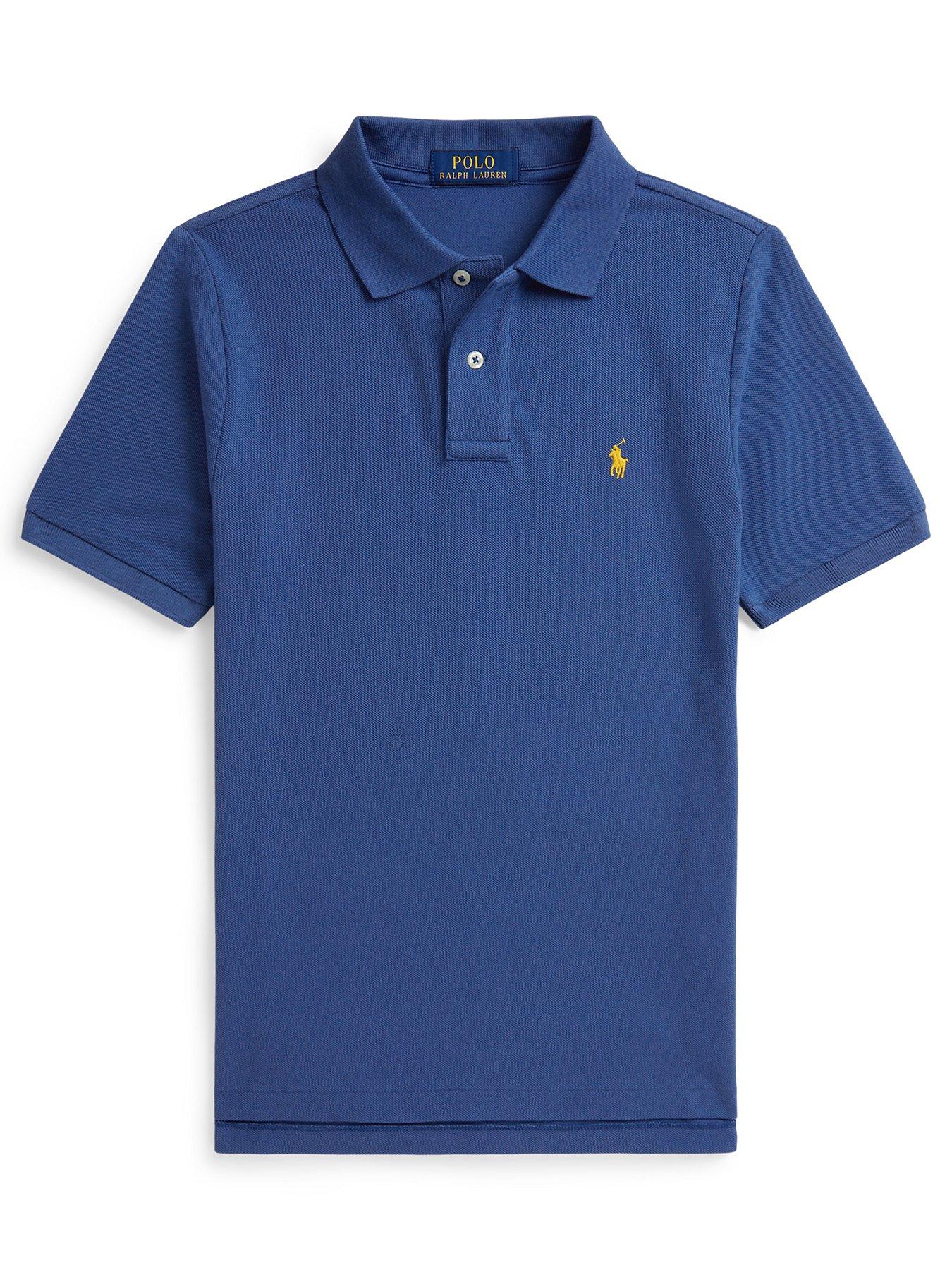 Polo Ralph Lauren Boys Short Sleeve Polo Shirt - Blue