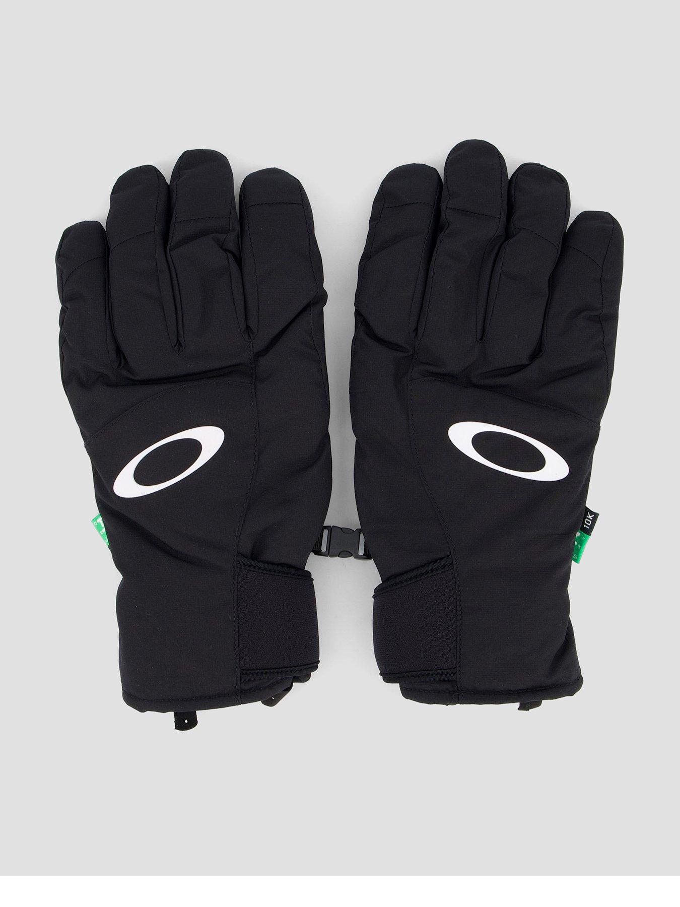 Image 1 of 4 of Oakley Unisex Powder Ridge Padded Grippy Ski Gloves - Black