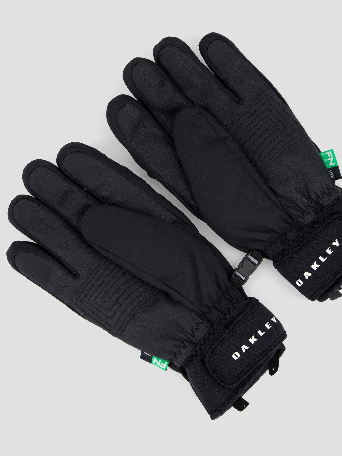 Image 2 of 4 of Oakley Unisex Powder Ridge Padded Grippy Ski Gloves - Black