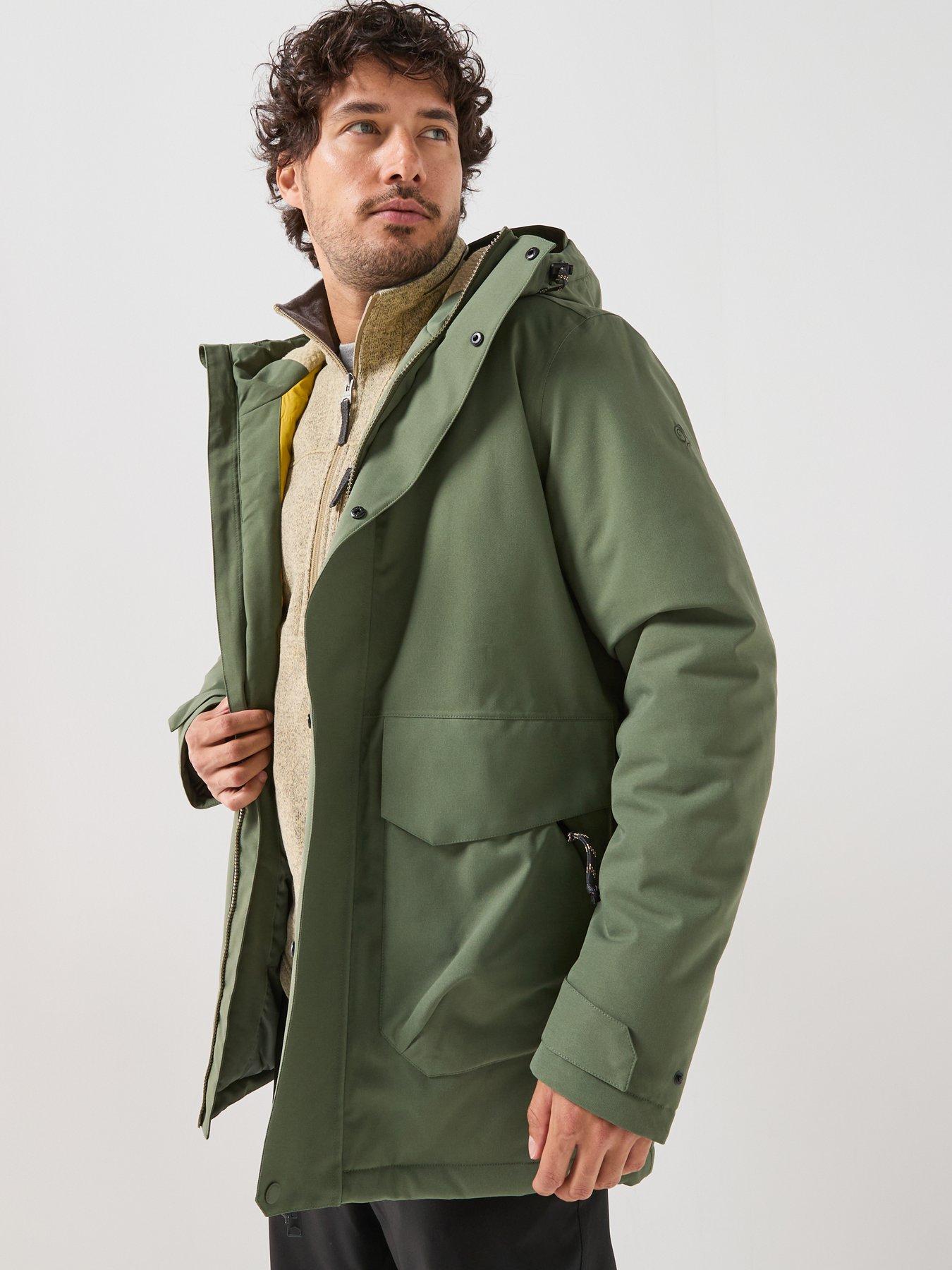 Craghoppers Men's Dark Green Agnar Waterproof Insulated Jacket In | : Small - Image 2