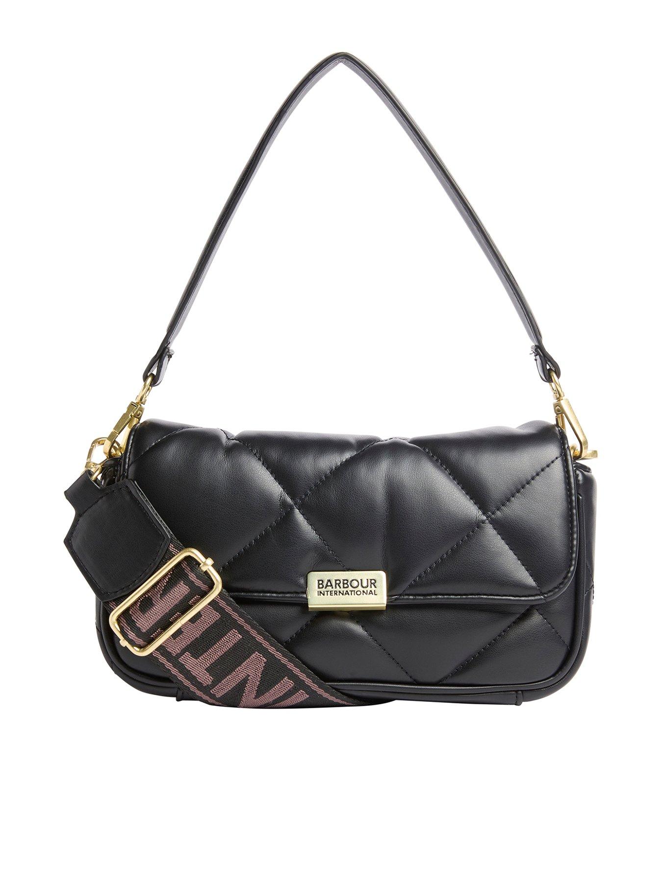 Barbour International Quilt Mini Soho Crossbody Bag - Black