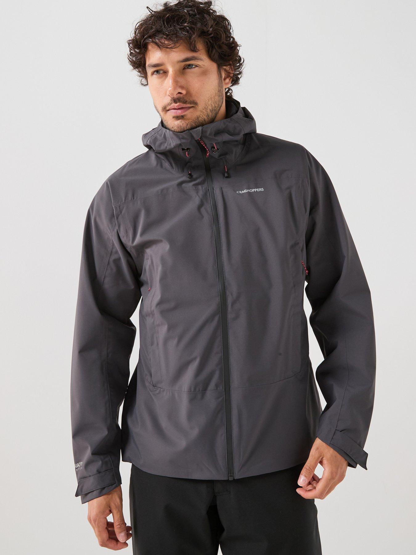 Craghoppers Mens Ponsa Waterproof Shell Jacket-grey, Grey, Size 2Xl, Men