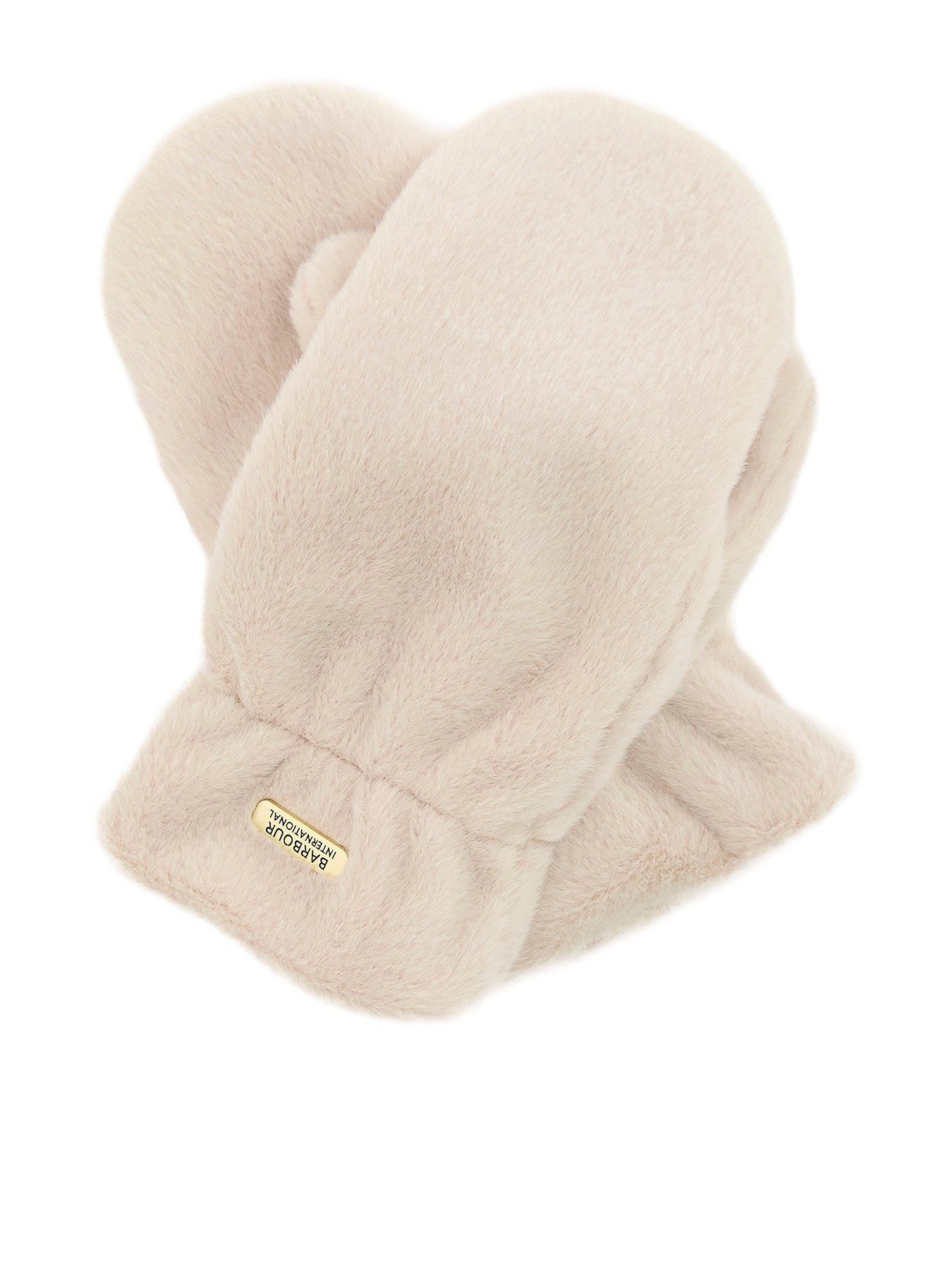 Image 1 of 3 of Barbour International Cyrus Faux Fur Mitts