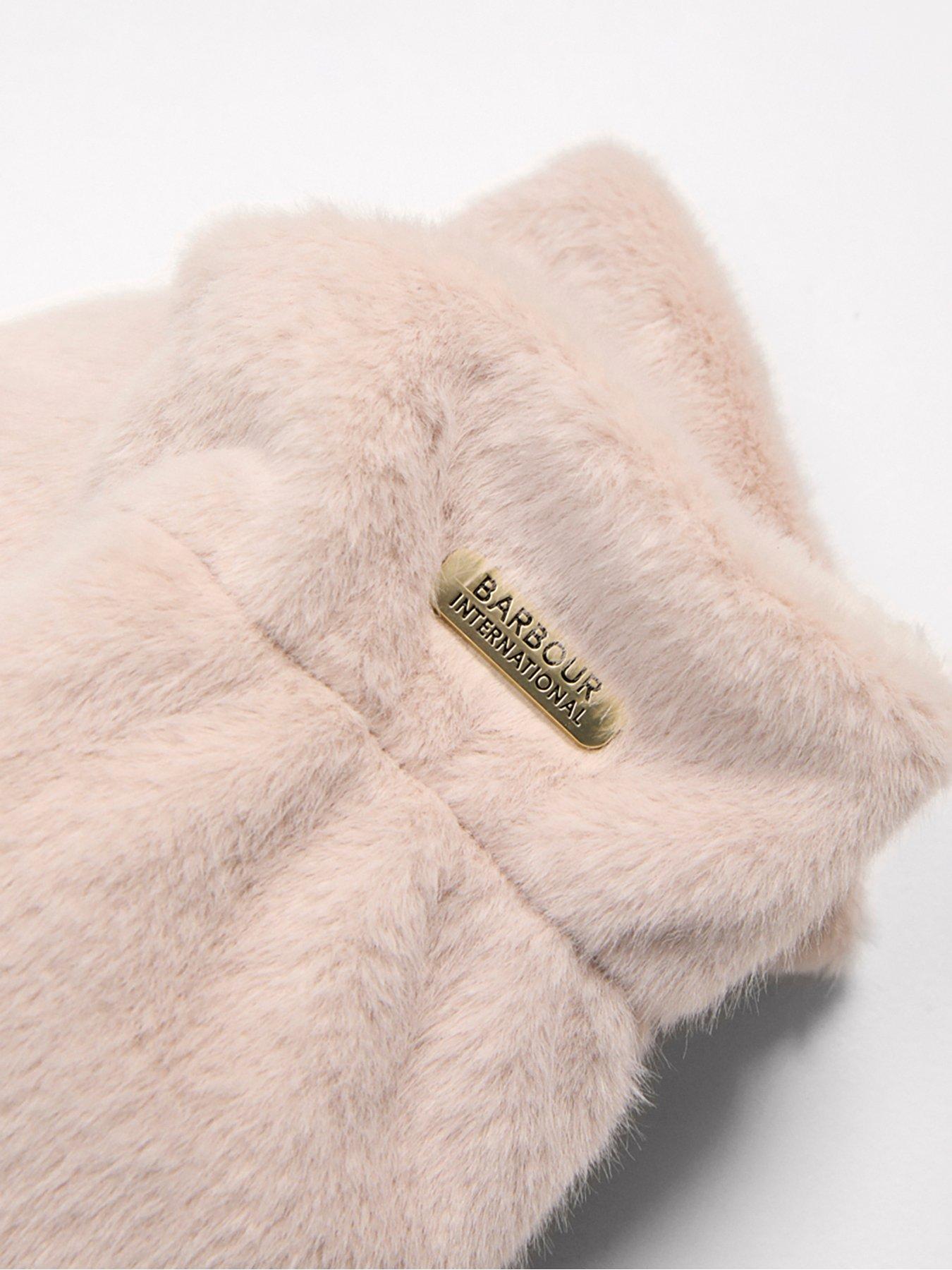 Image 3 of 3 of Barbour International Cyrus Faux Fur Mitts