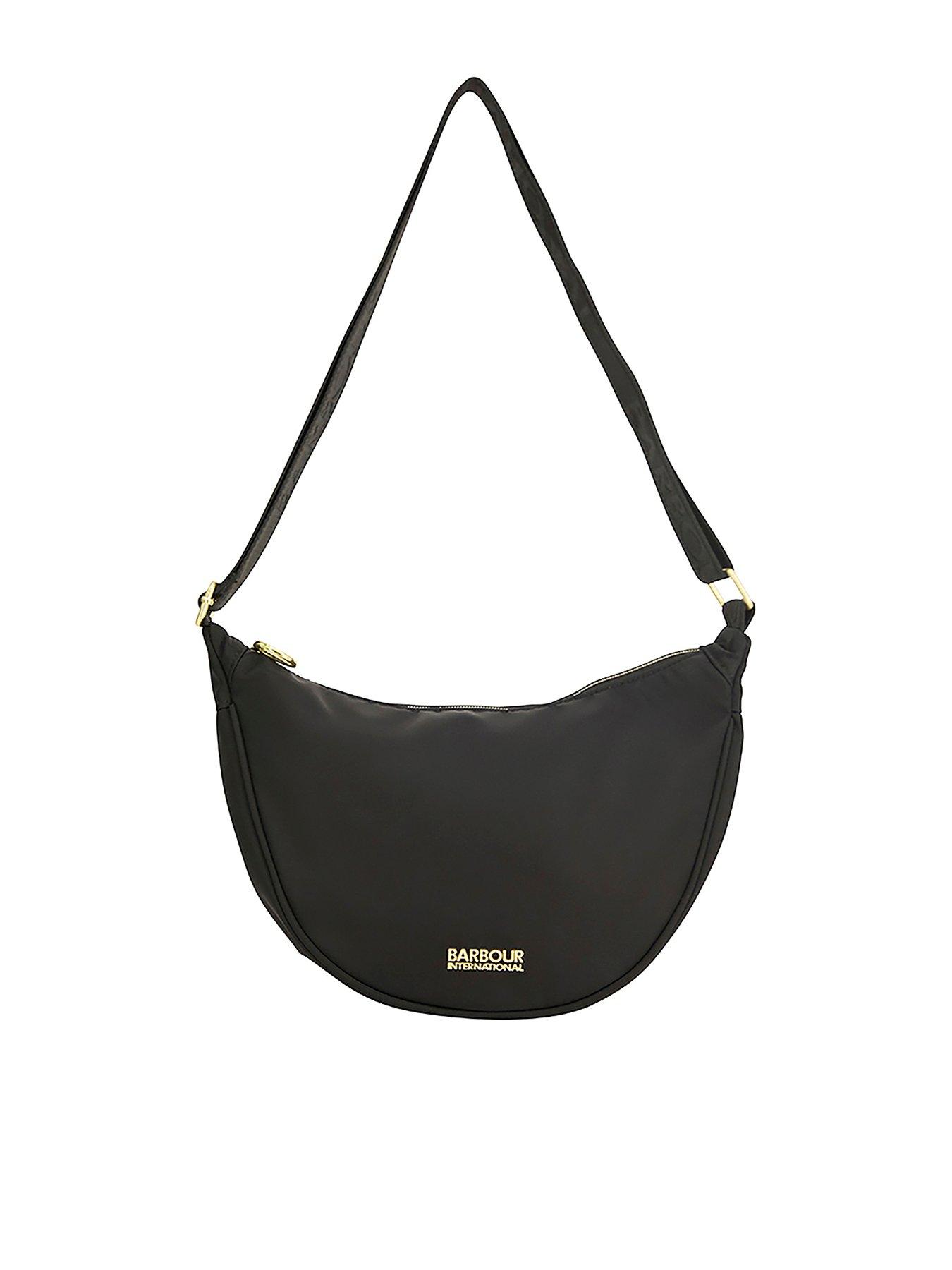 Barbour International Qualify Shoulder Sling Bag - Black