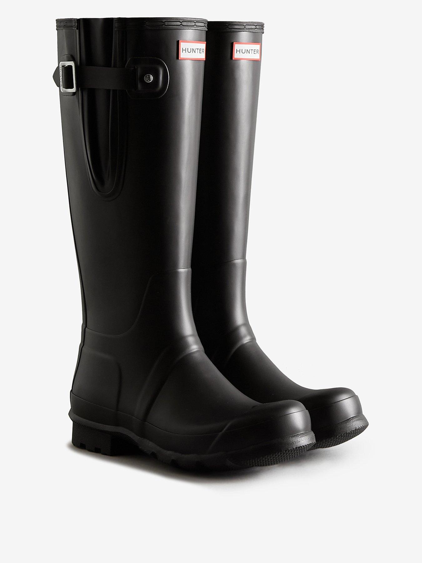 Hunter Men's Original Side Adjustable Wellington Boots Black Size 9 (43) - Image 7