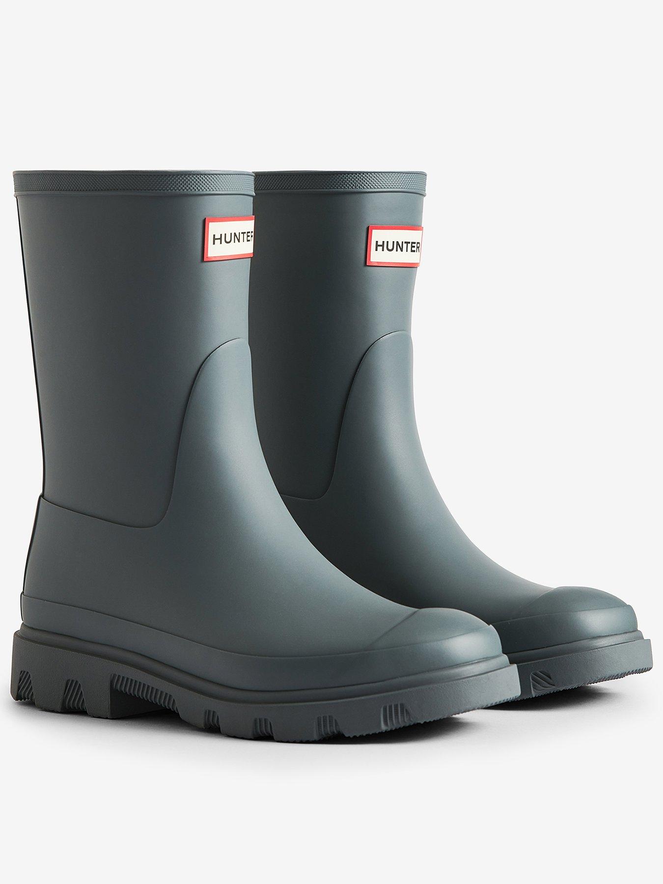 Image 1 of 1 of Hunter Mens Downpour Short Boots - Grey