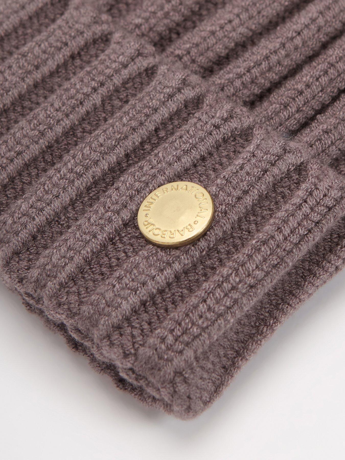 Image 3 of 3 of Barbour International Conway Knitted Beanie Hat