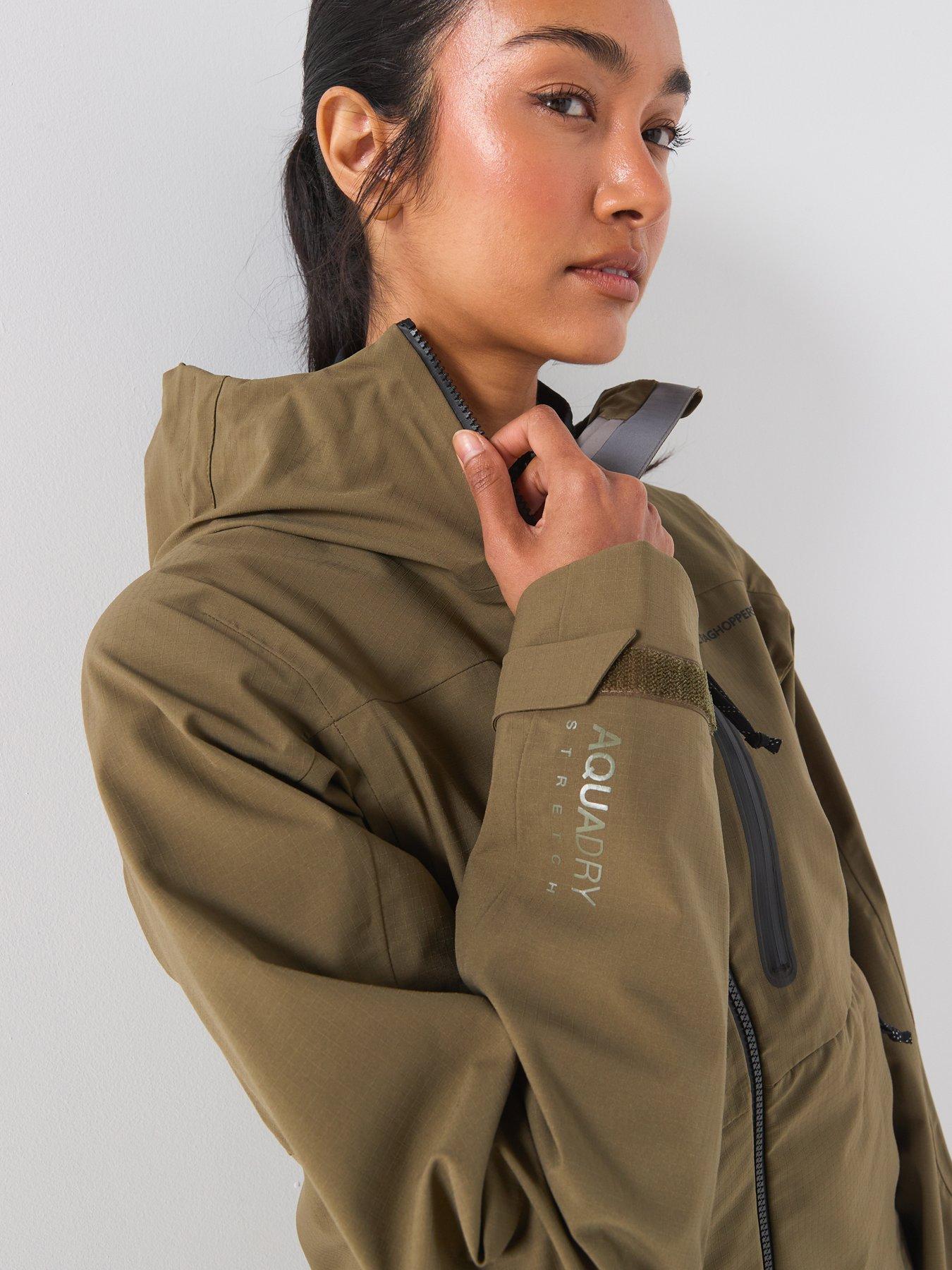 Image 4 of 6 of Craghoppers Womens Elva Waterproof Shell Jacket -green