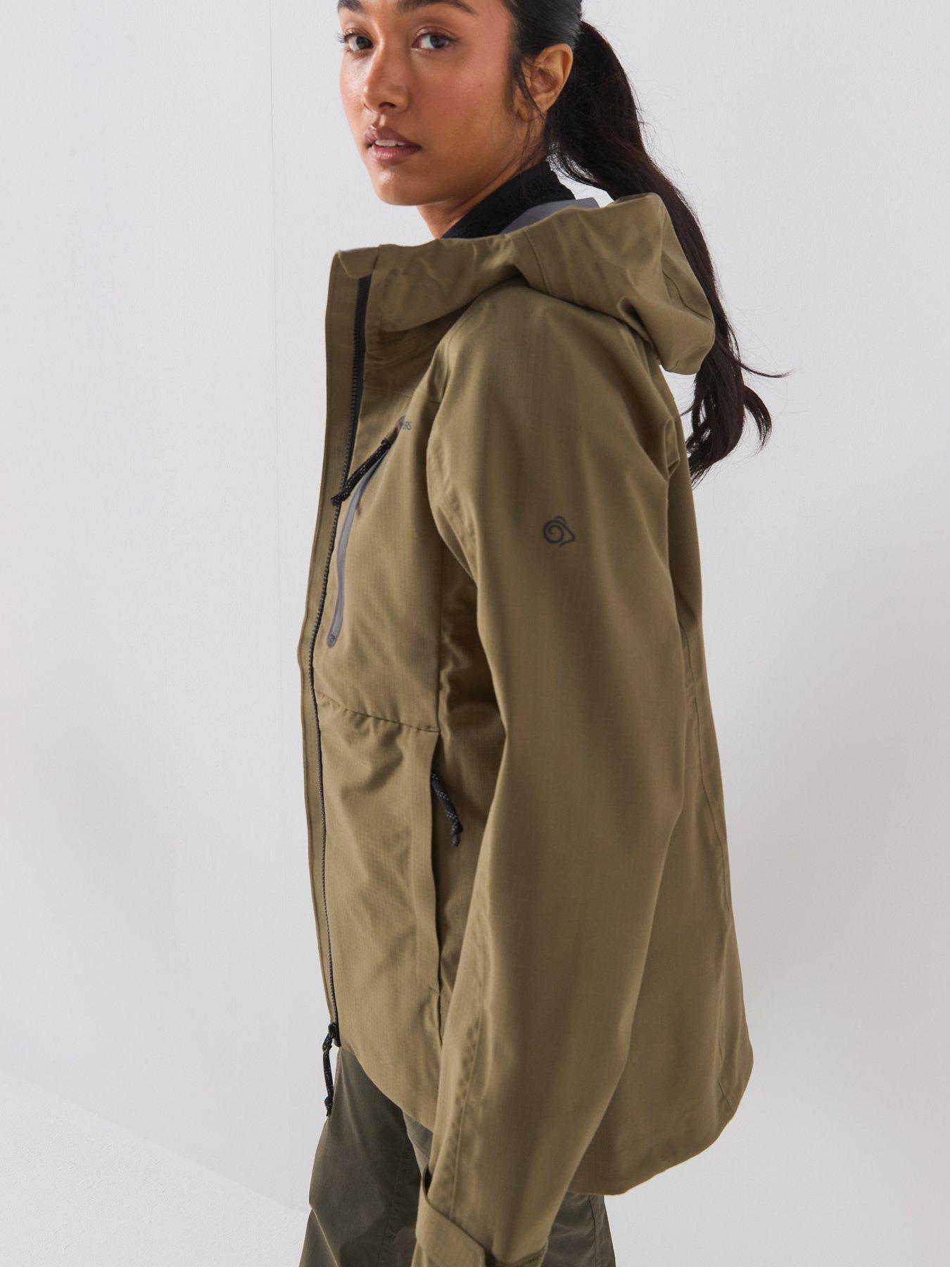 Image 6 of 6 of Craghoppers Womens Elva Waterproof Shell Jacket -green