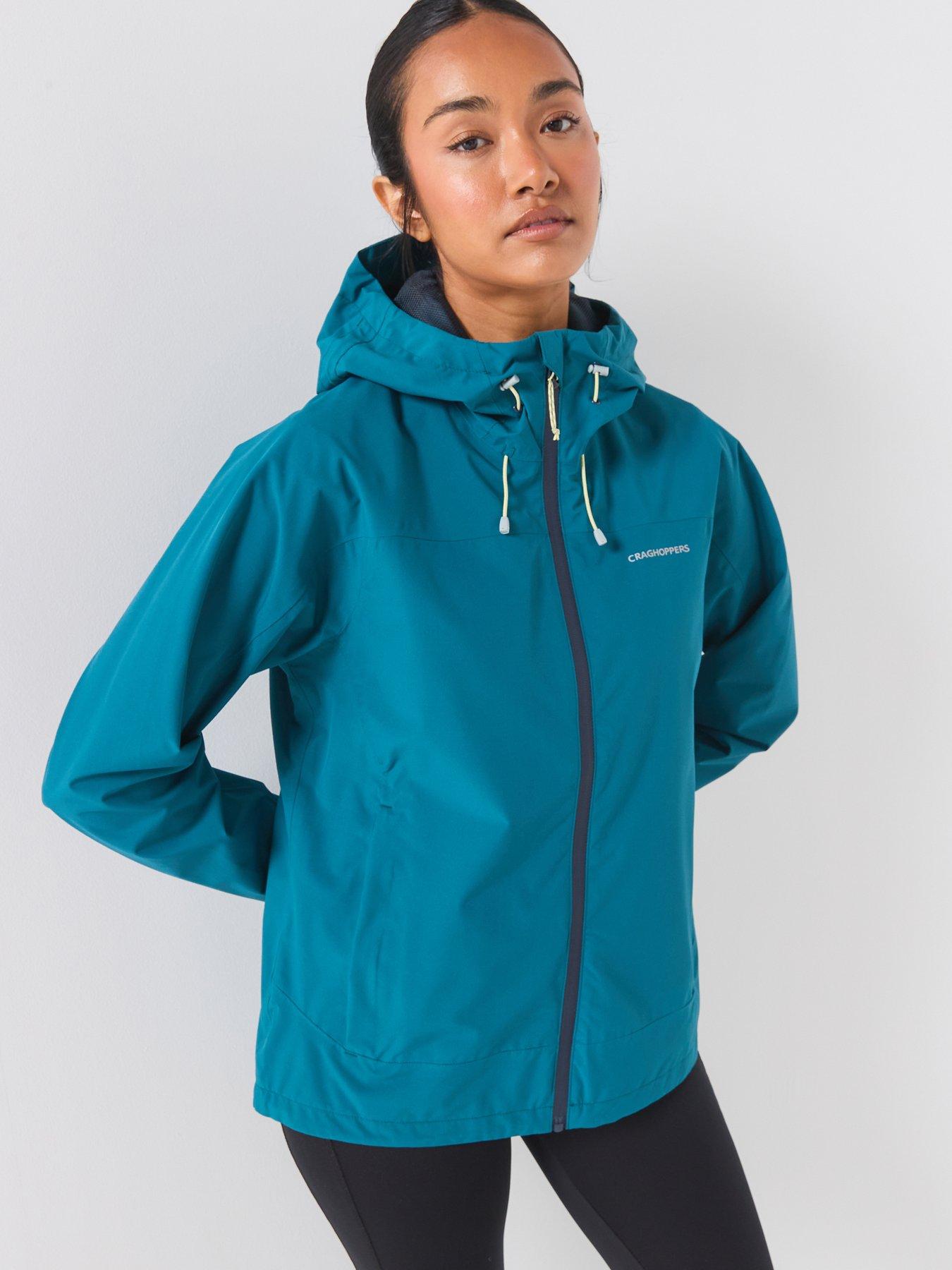 Craghoppers Womens Zohra Waterproof Shell Jacket, Blue, Size 8, Women