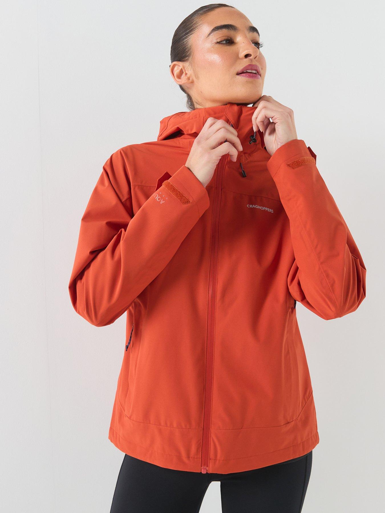 Image 1 of 6 of Craghoppers Womens Zohra Waterproof Hooded Shell Jacket - Orange