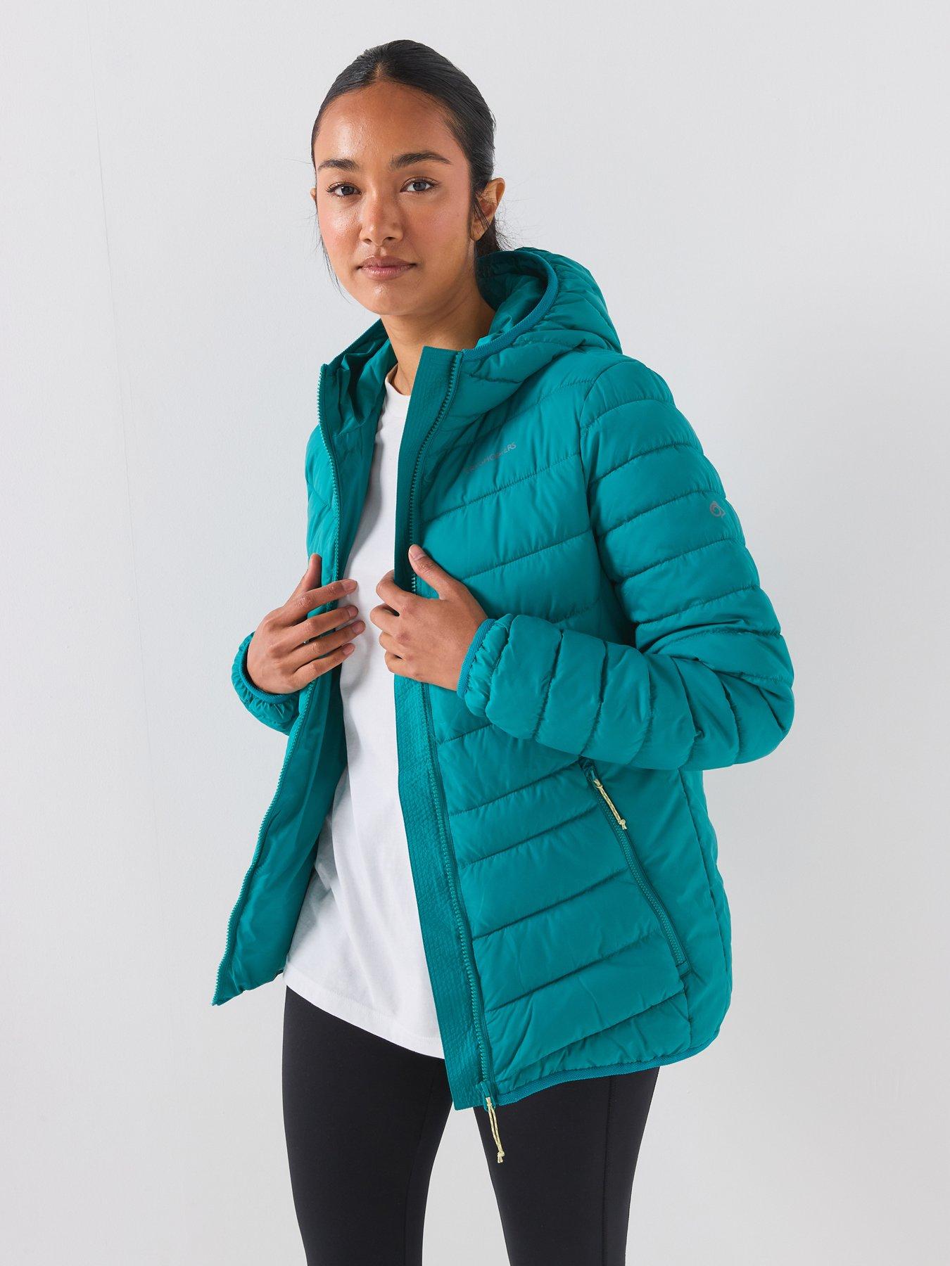 Craghoppers Womens Lightweight Hooded Packable Jacket, Blue, Size 14, Women - Image 3