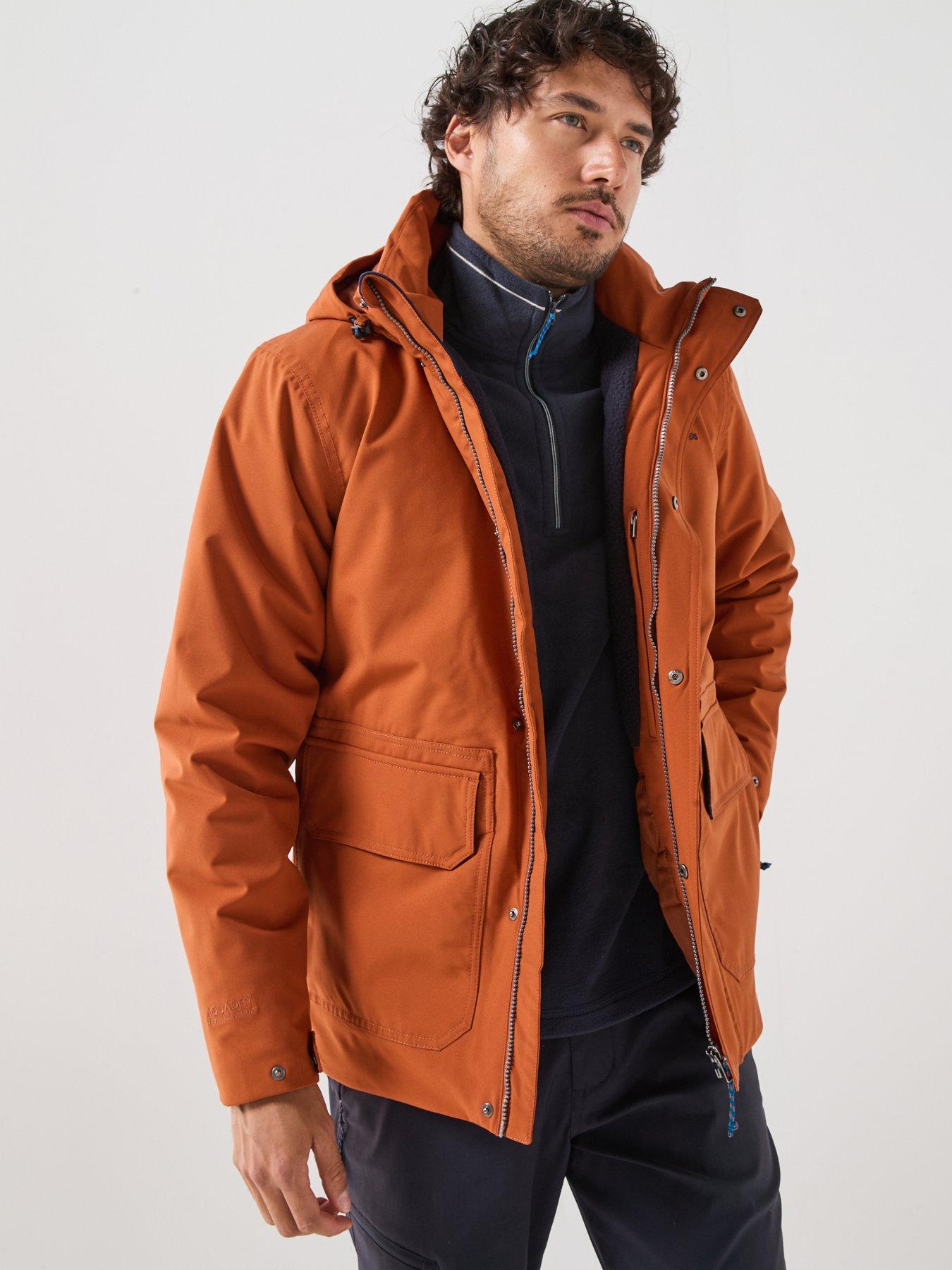 Craghoppers Men's Orange Waterproof National Trust Padley Ii Jacket Size: L - Image 2