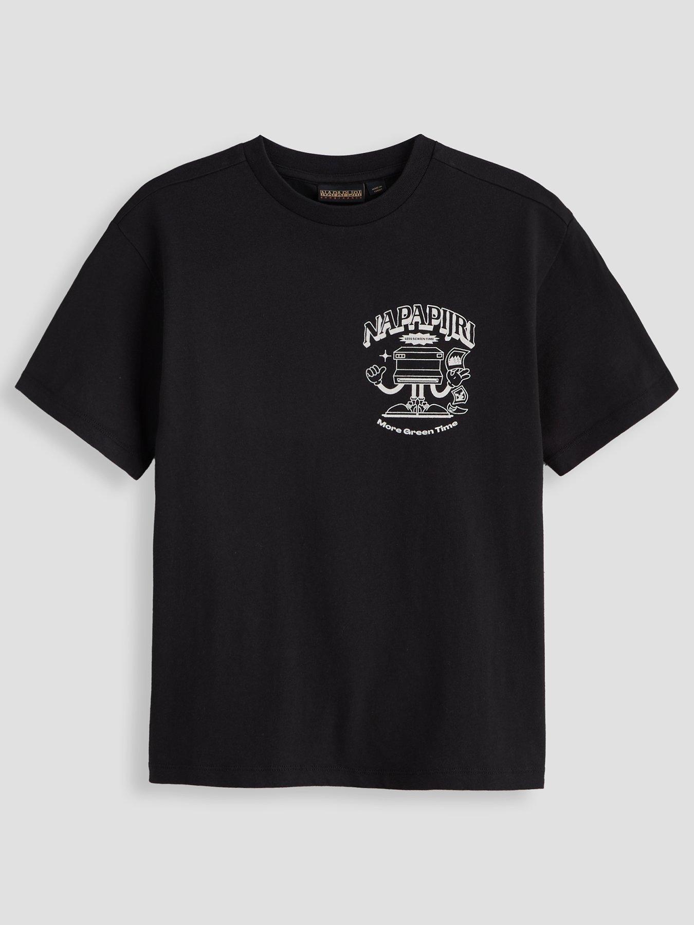 Image 1 of 4 of NAPAPIJRI Boys Tipi Tee - Black