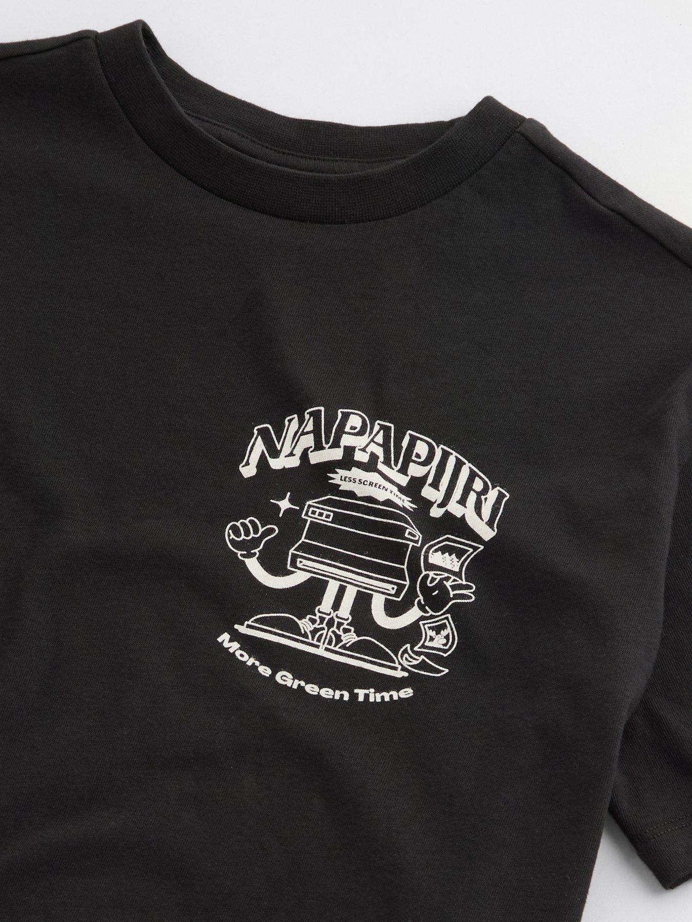 Image 4 of 4 of NAPAPIJRI Boys Tipi Tee - Black