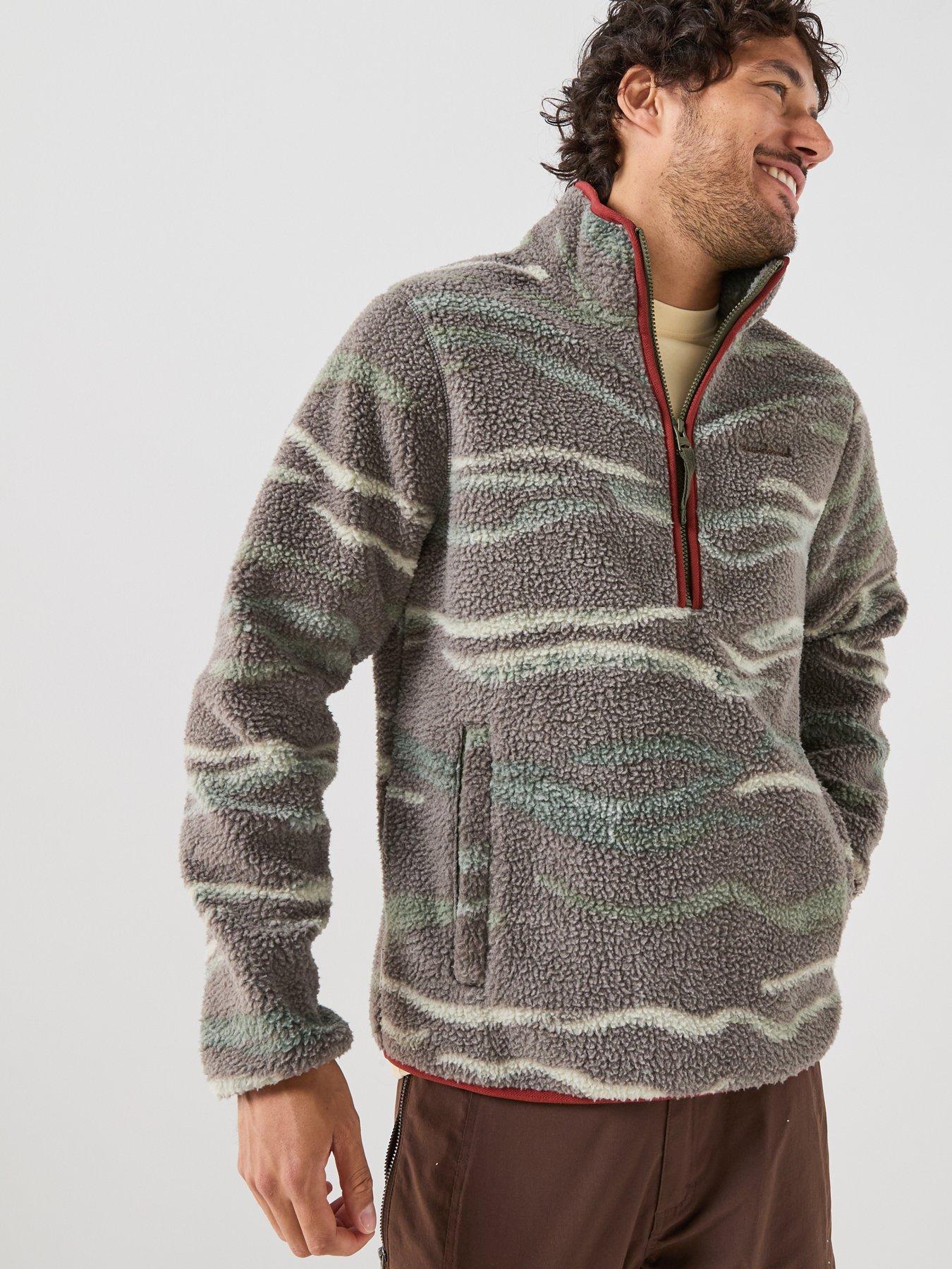 Craghoppers Men's Dark Green National Trust Rawthey Half Zip Borg Fleece Top In | : Medium - Image 5