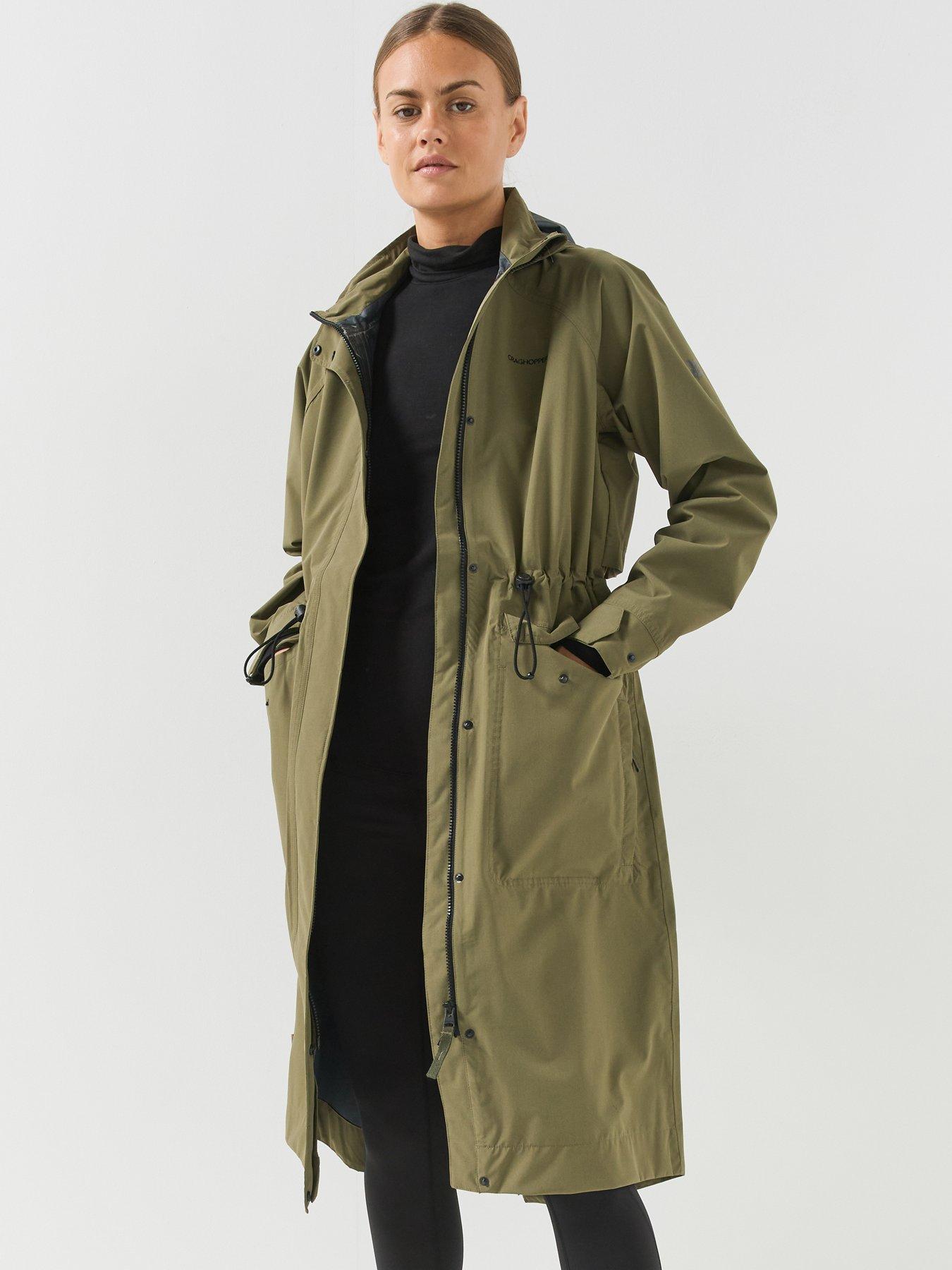 Craghoppers Women's Waterproof National Trust Saxifrage Jacket - Green Size 10 - Image 6