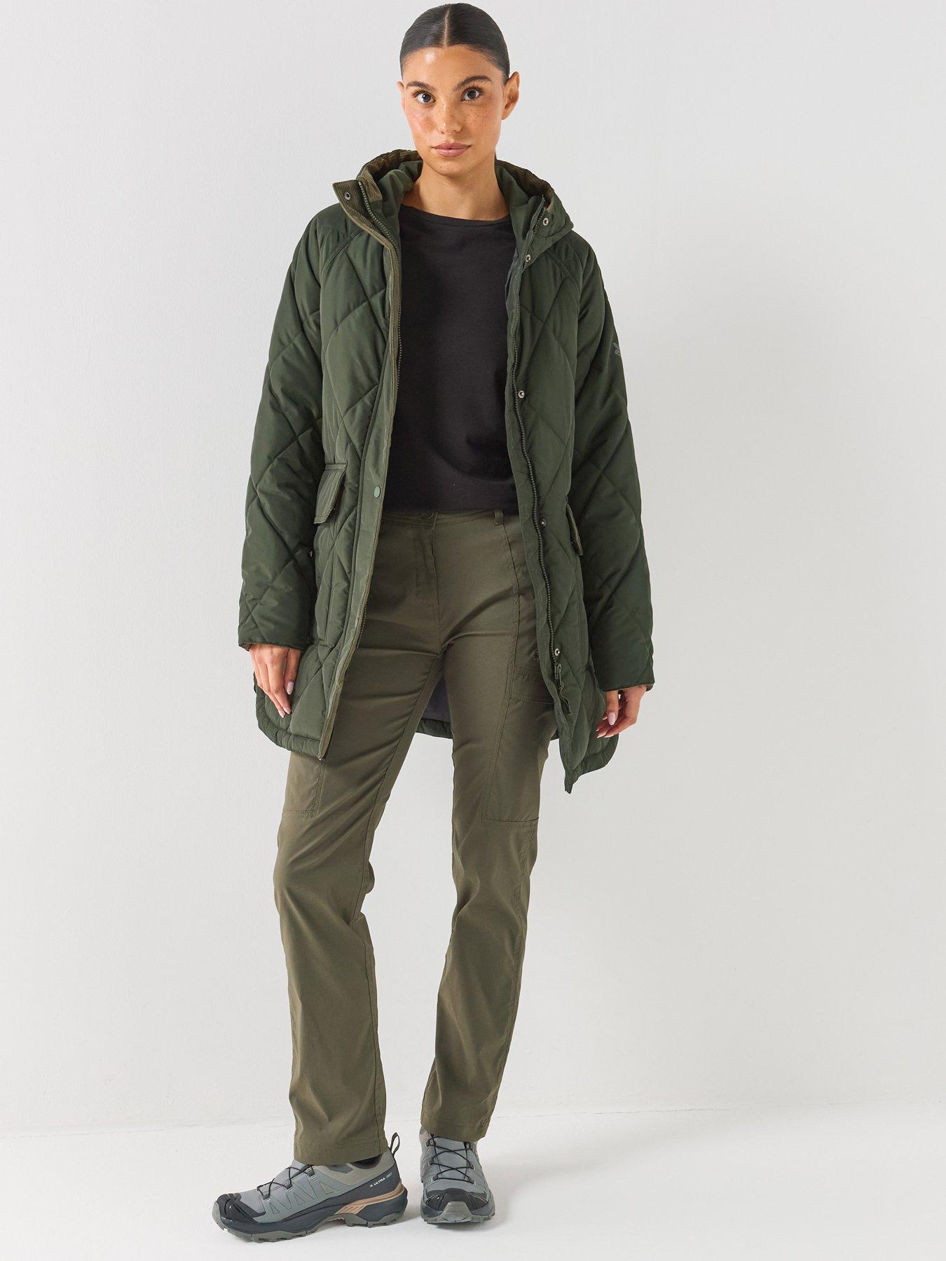 Craghoppers Womens National Trust Sweetgrass Hooded Jacket, Green, Size 12, Women