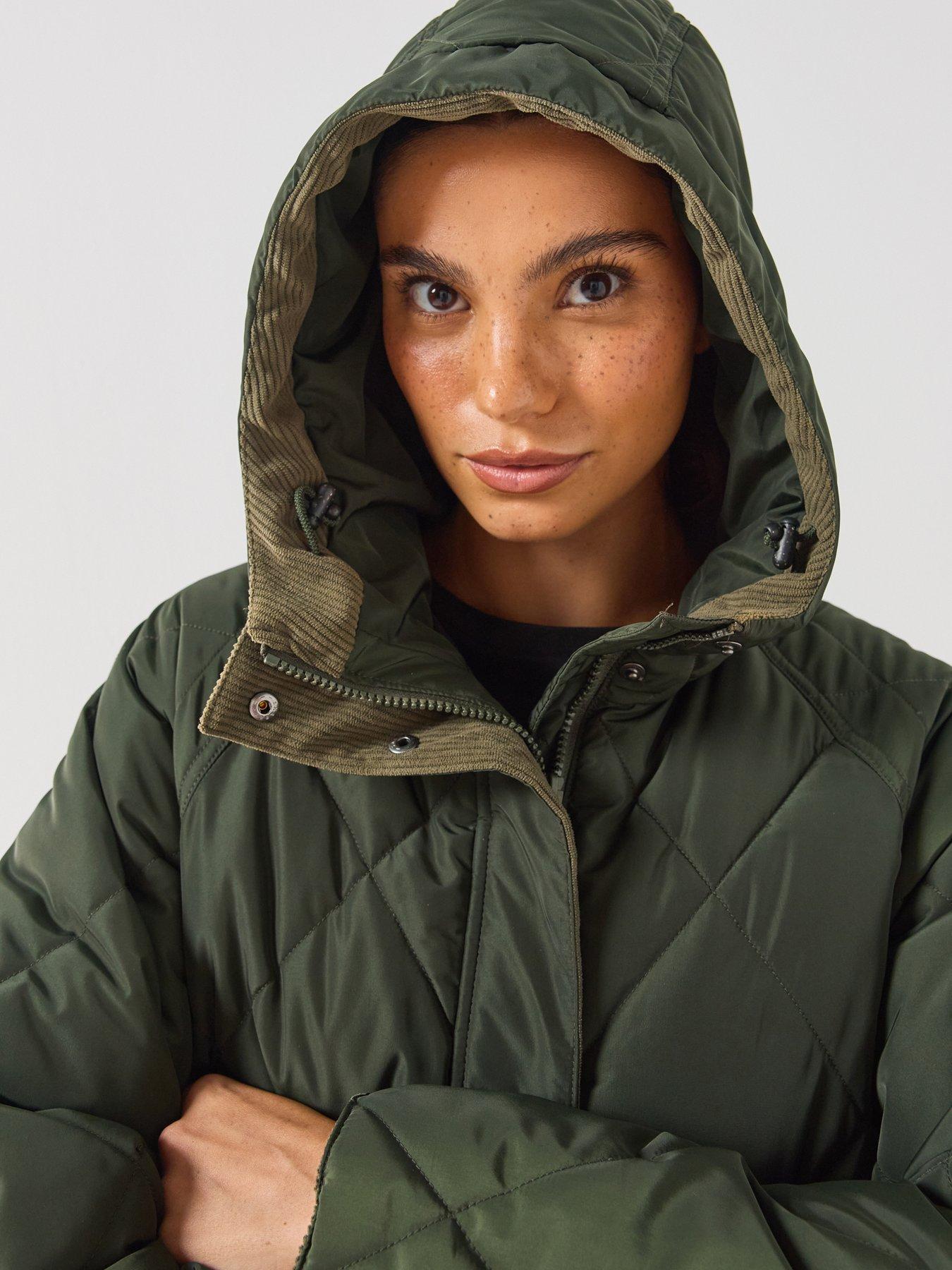 Craghoppers Womens National Trust Sweetgrass Hooded Jacket -green