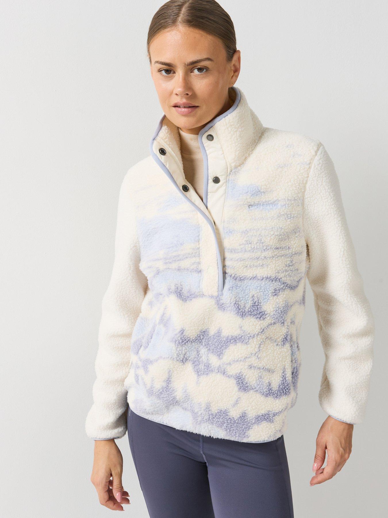 Craghoppers (10, Mist Blue) Womens Rosemary Ii Quick Dry Borg Half Zip Fleece - Image 5