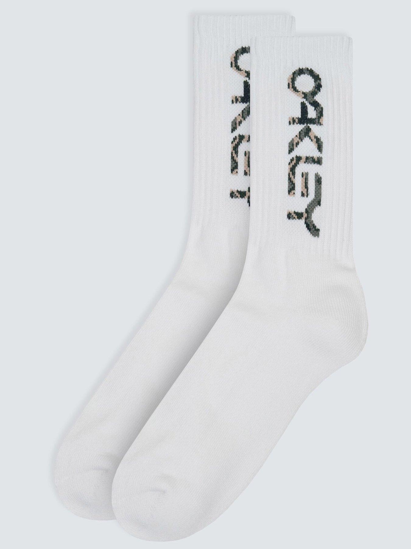 Image 1 of 2 of Oakley Mens B1B Socks 3Pack - White