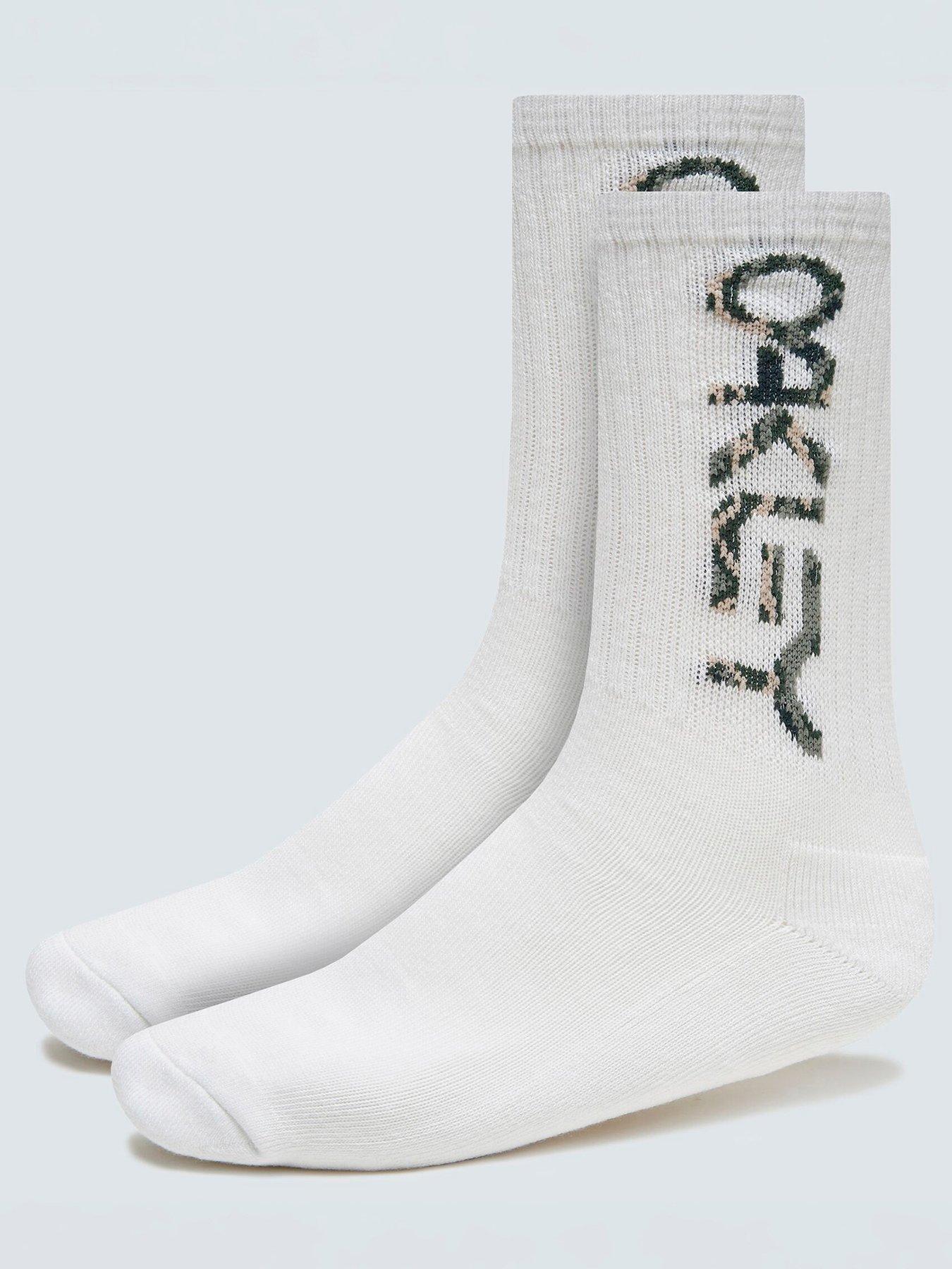 Image 2 of 2 of Oakley Mens B1B Socks 3Pack - White
