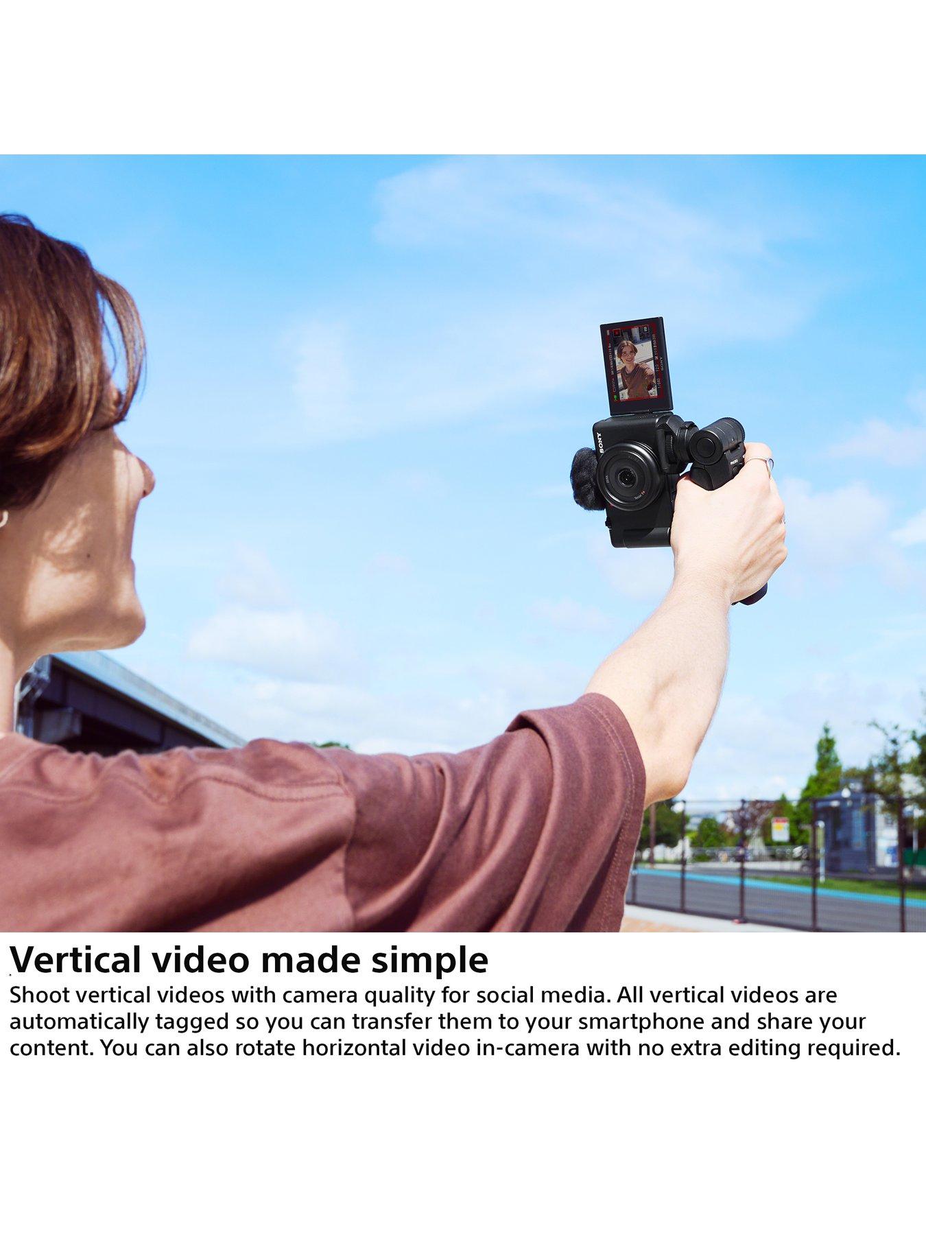 Image 3 of 7 of Sony Vlog camera ZV-1F Digital Camera Creator Grip Kit