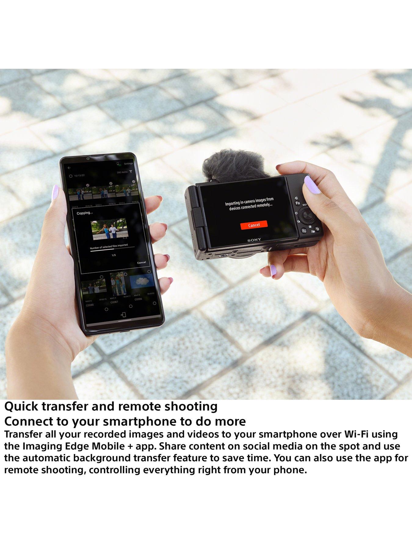 Image 4 of 7 of Sony Vlog camera ZV-1F Digital Camera Creator Grip Kit