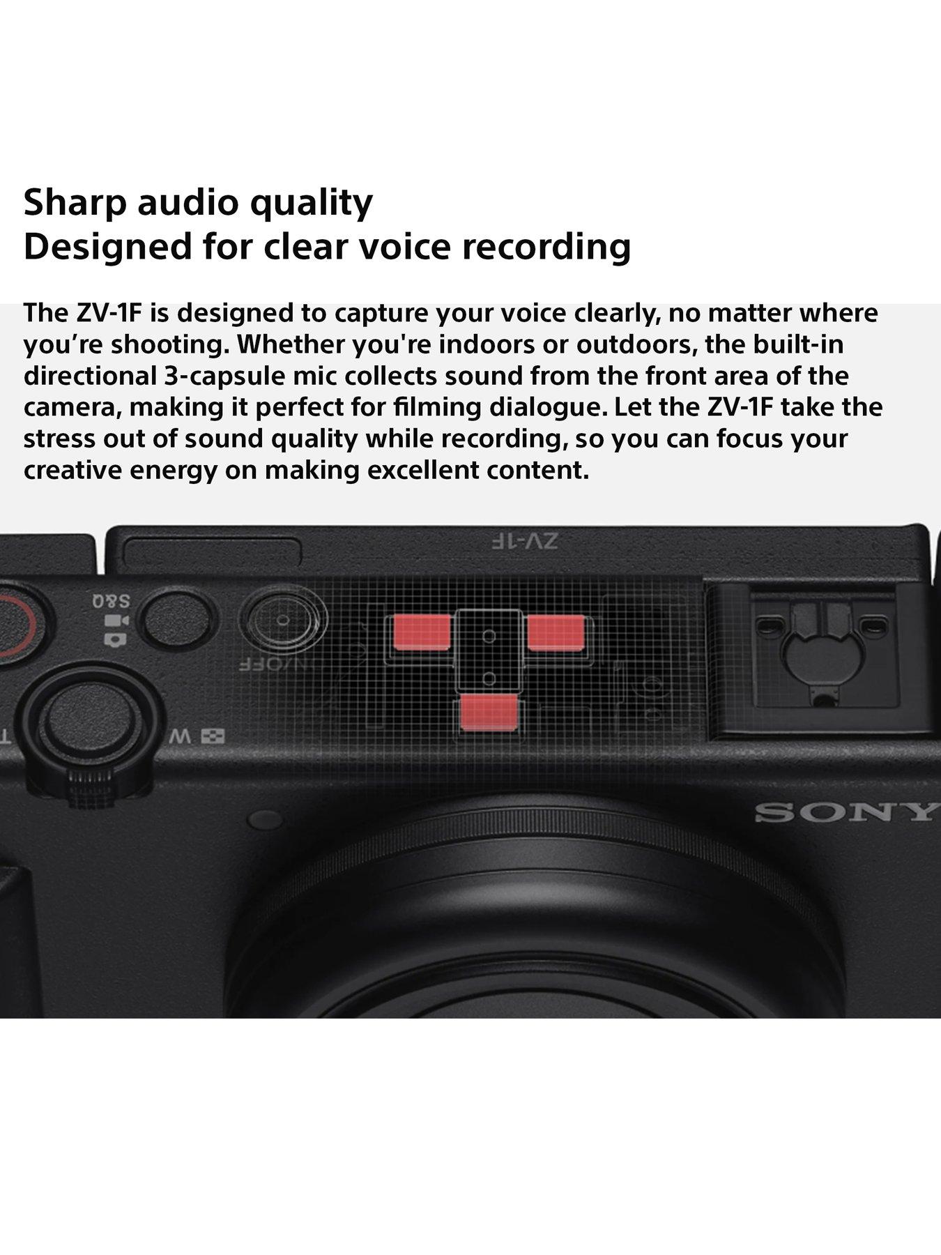 Image 7 of 7 of Sony Vlog camera ZV-1F Digital Camera Creator Grip Kit