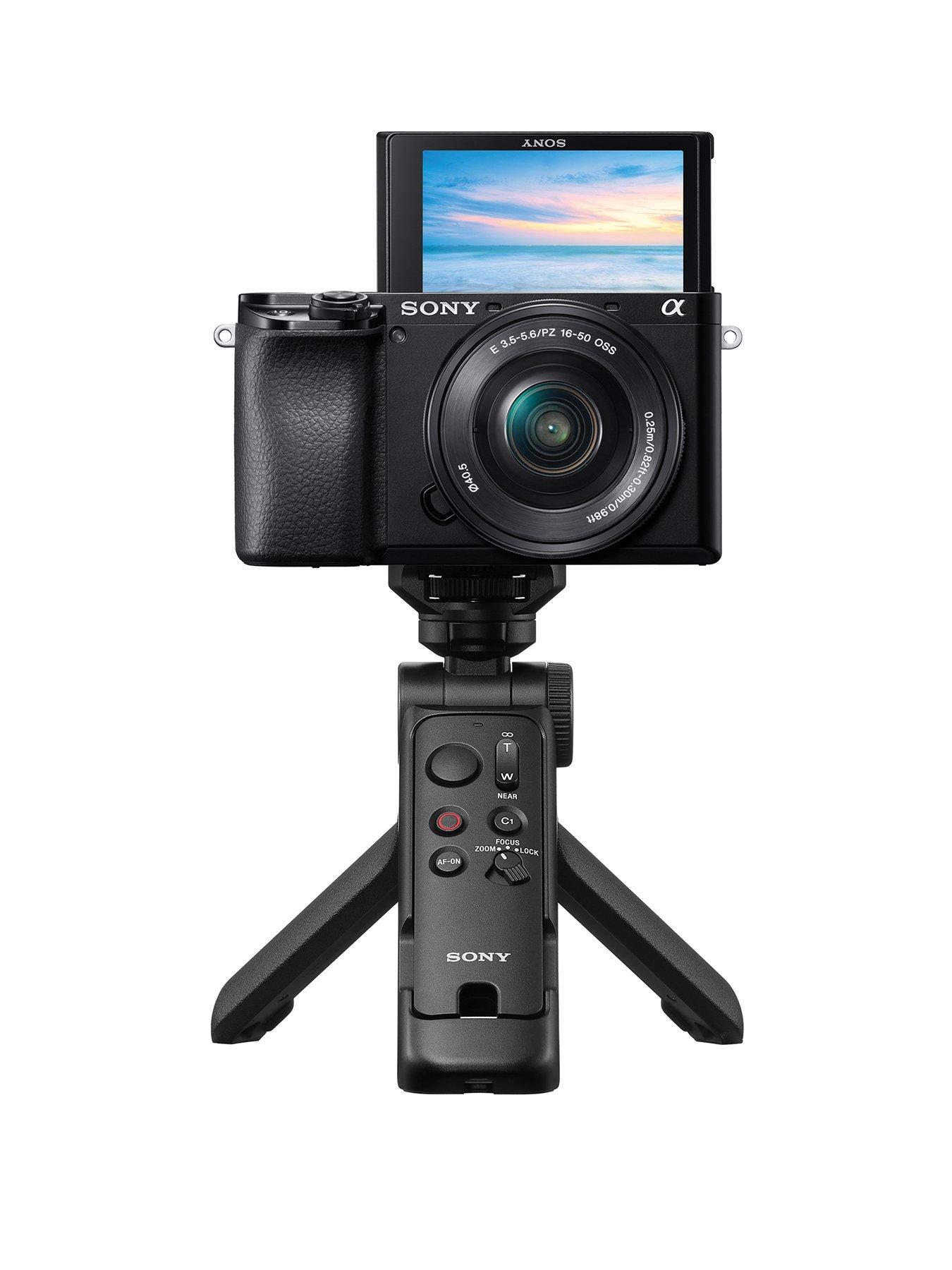 Image 1 of 8 of Sony Alpha 6100 Mirrorless APS-C Camera Creator Grip Kit